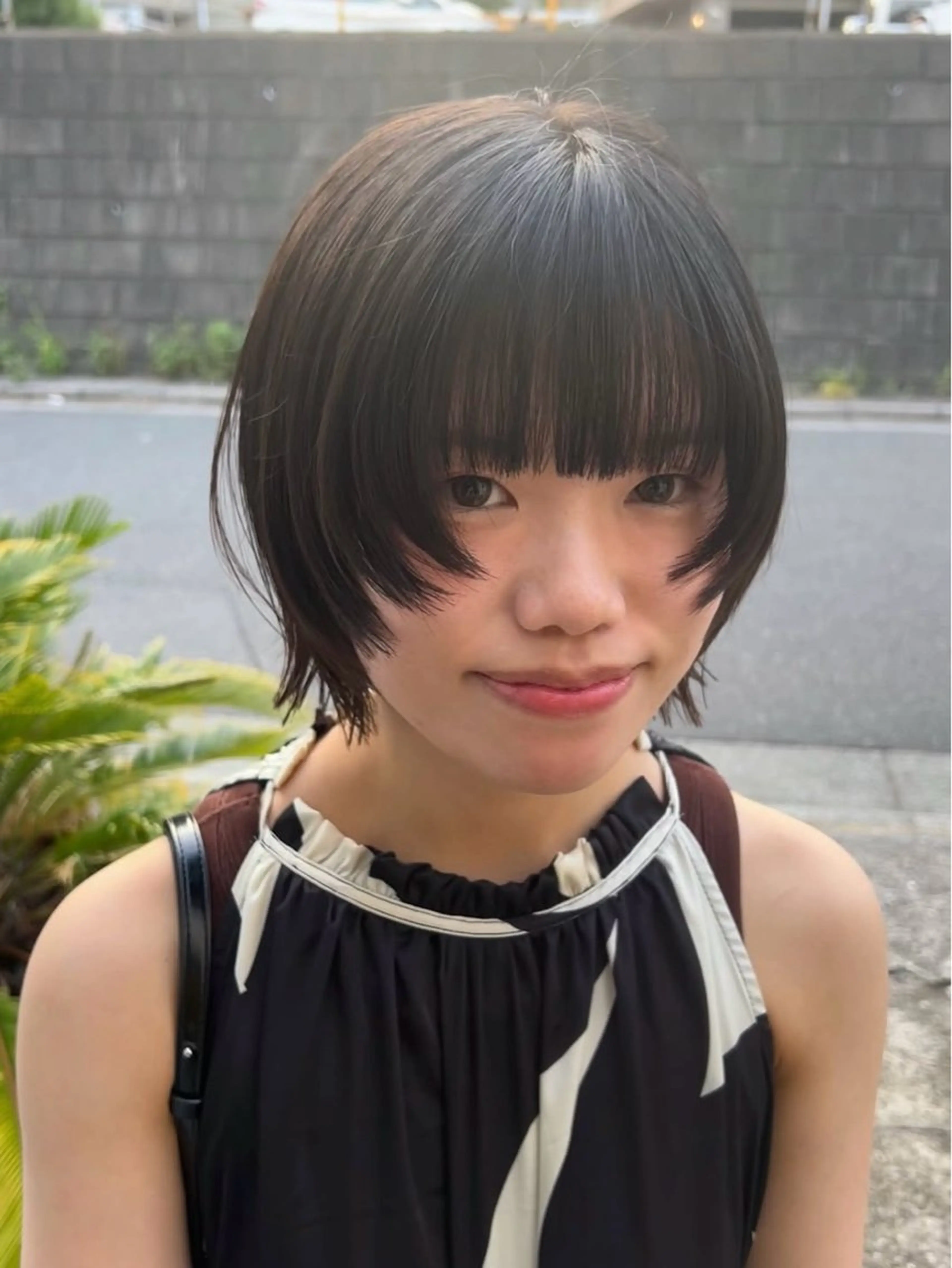 ショート 顔周りカット レイヤーカット Mori Aimiのヘアスタイル