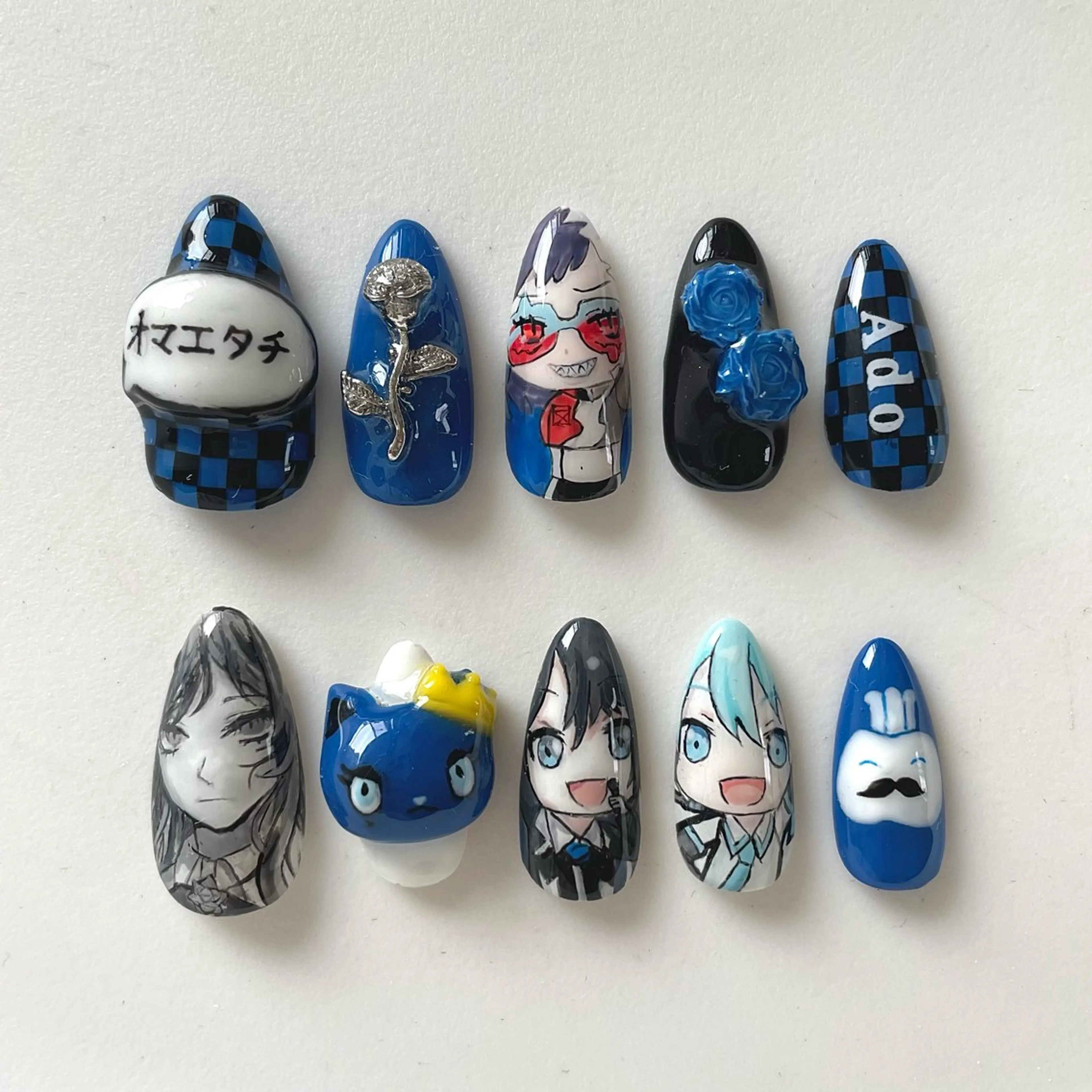 ネイル ネイルチップ Quni ☁️のマツエク・マツパデザイン