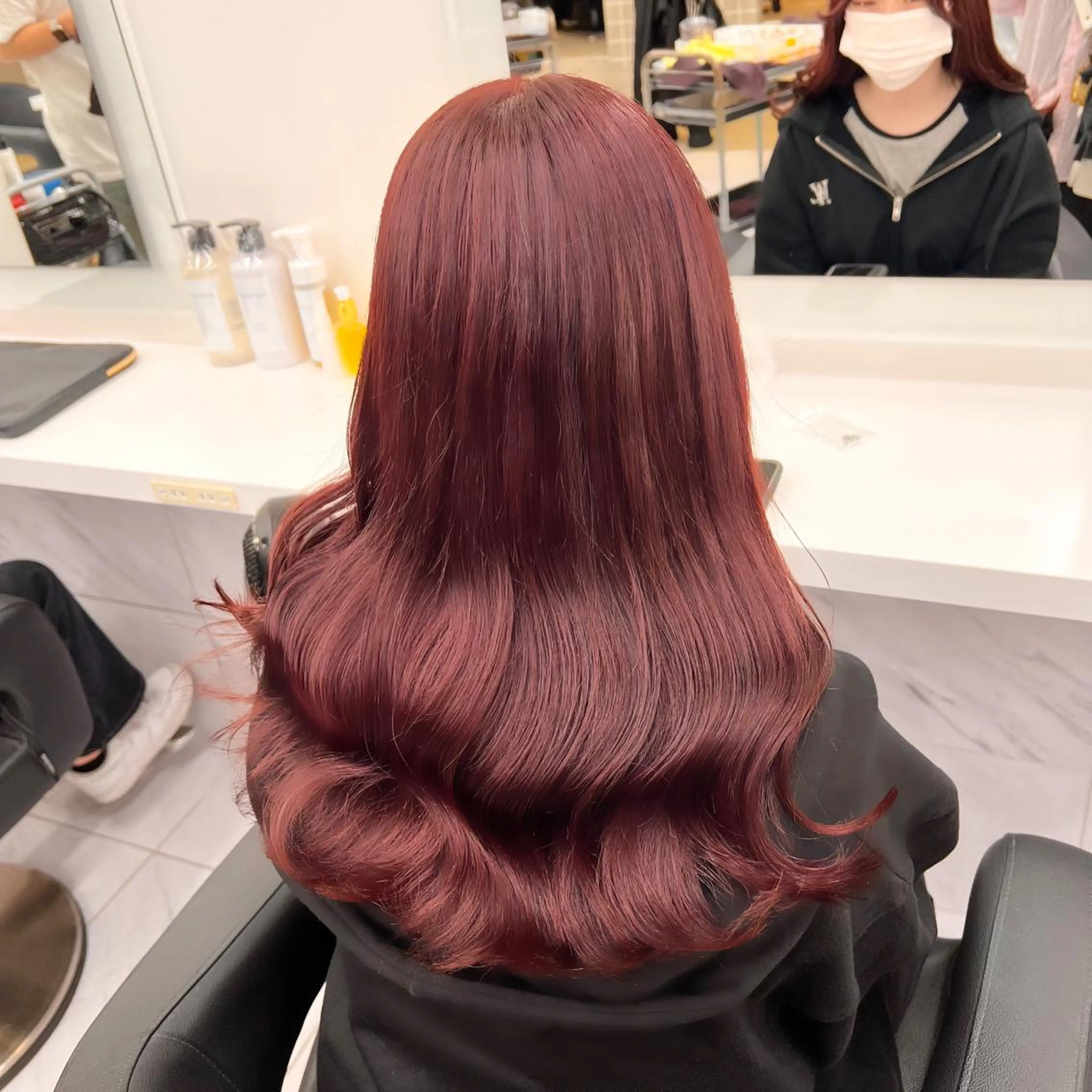 セミロング 💖札幌カラー 指名No.1💖玲奈のヘアスタイル