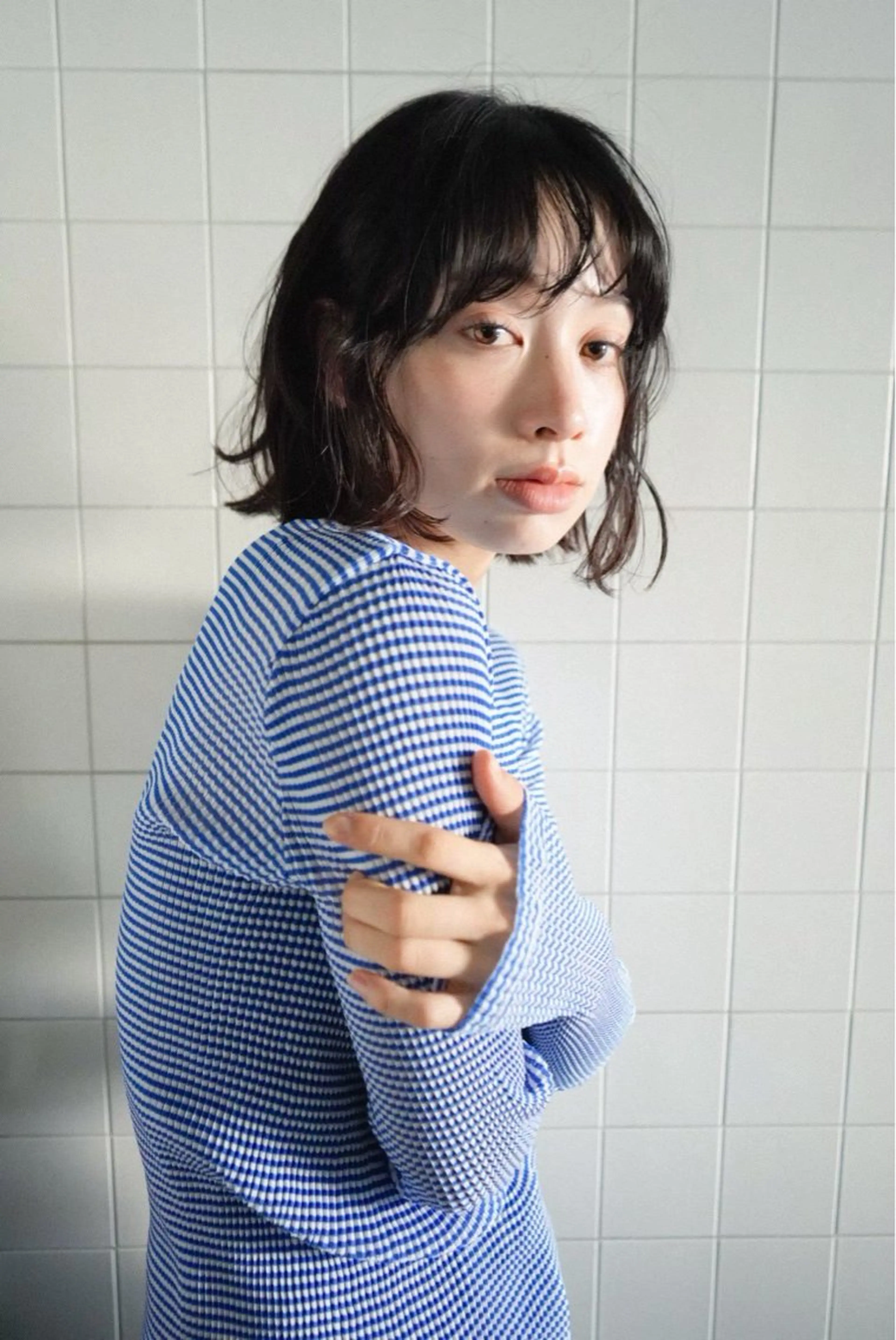 ショート ボブ/レイヤー/暖色 カラー/モモカ🎀のヘアスタイル