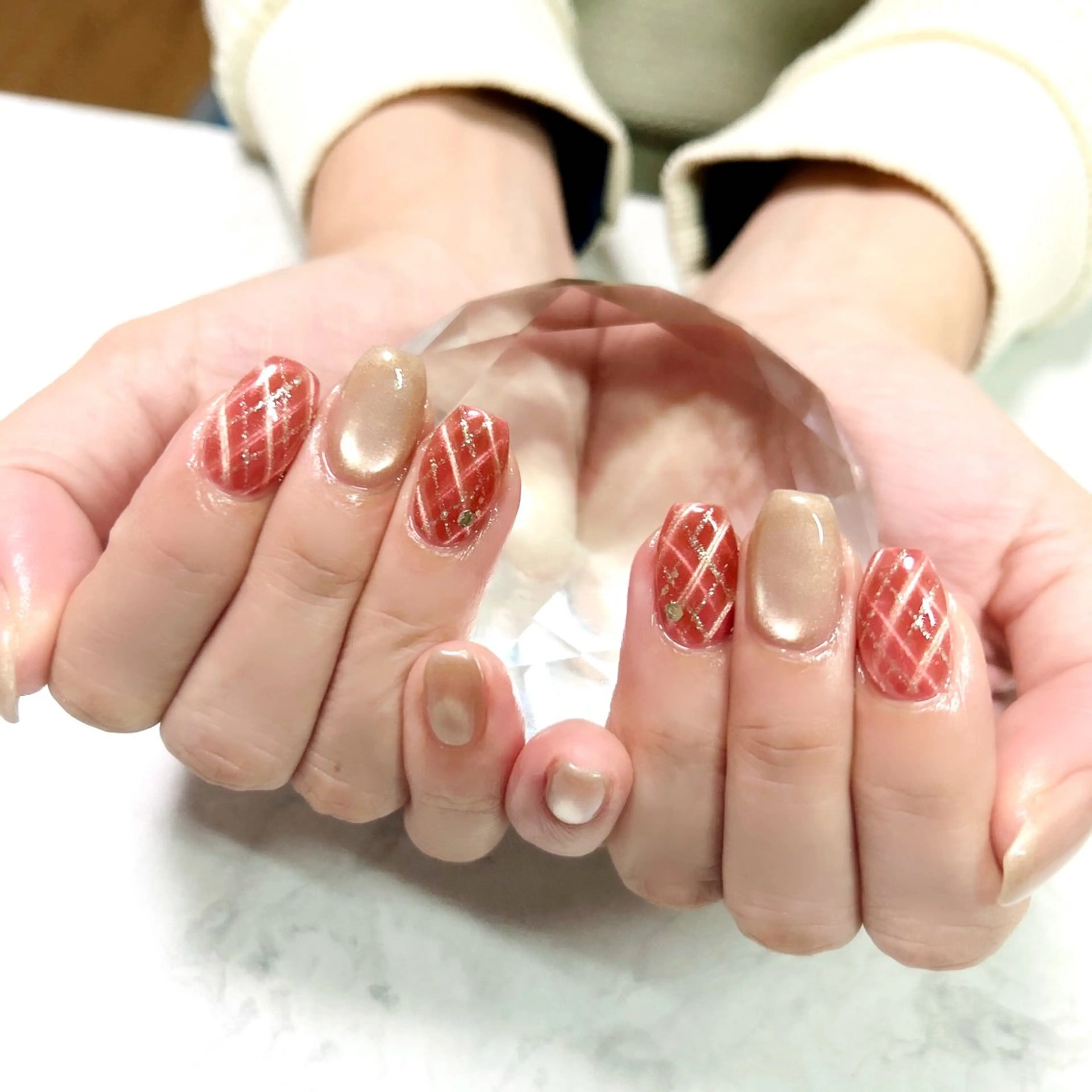 ネイル シンプルネイル private salon Reiのネイルデザイン