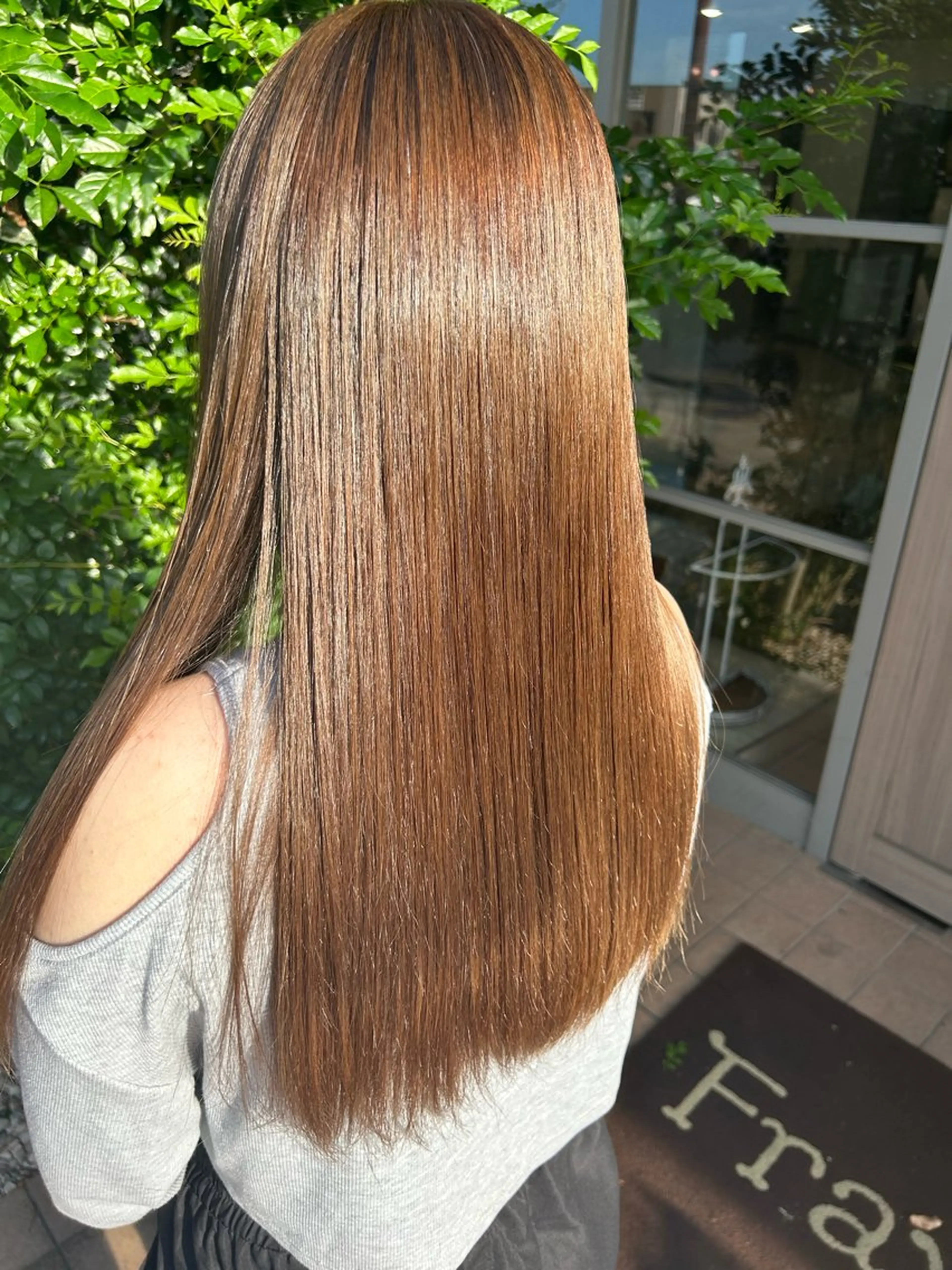 ロング カラー ヘアカラー トリートメント 💛艶カラー髪質改善 💛MIYUのヘアスタイル