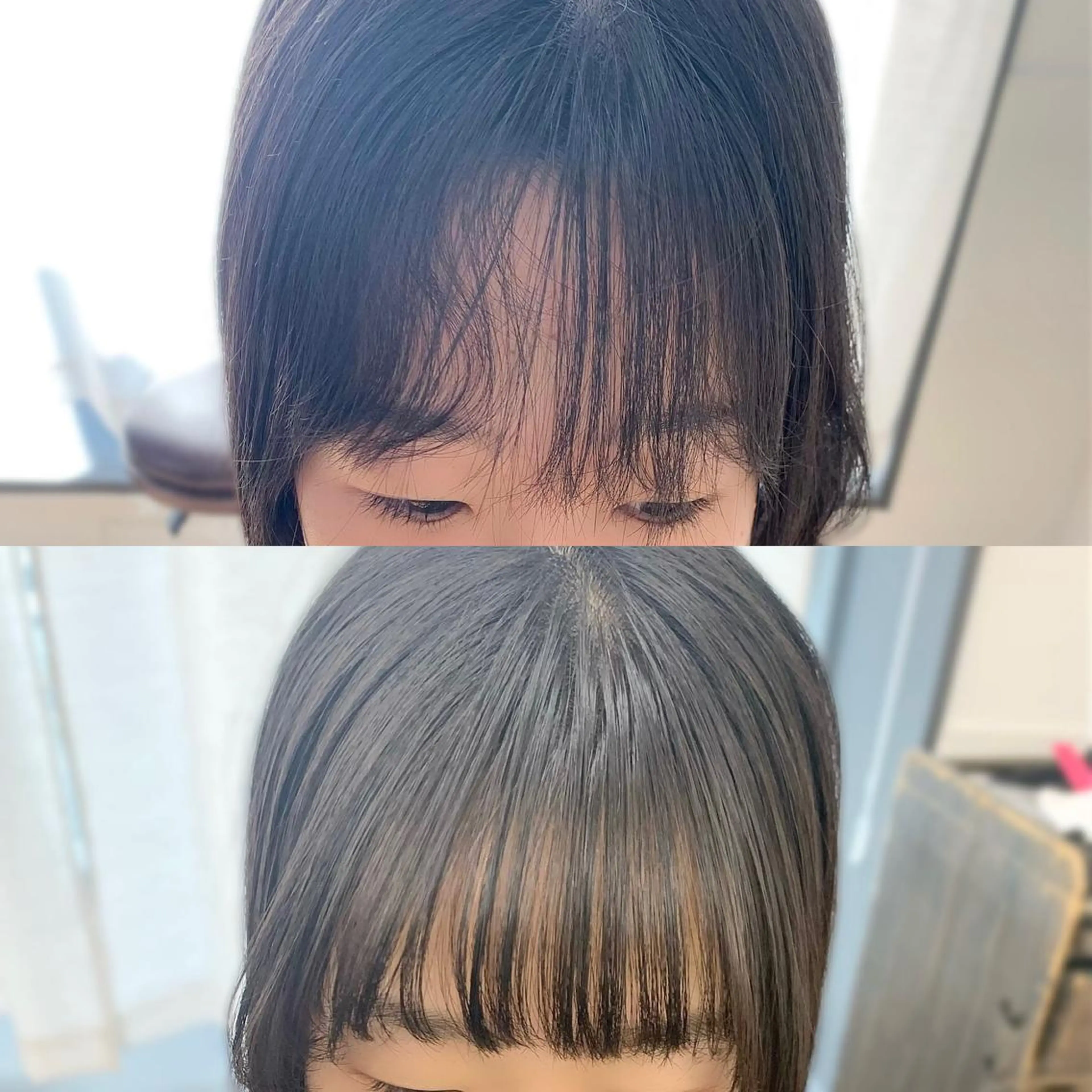 ミディアム カラー パーマ ヘアアレンジ メンズ キッズ ネイル マツエク・マツパ アイブロウ カット 縮毛矯正 レイヤーカット 🌿透け感カラーのヘアスタイル