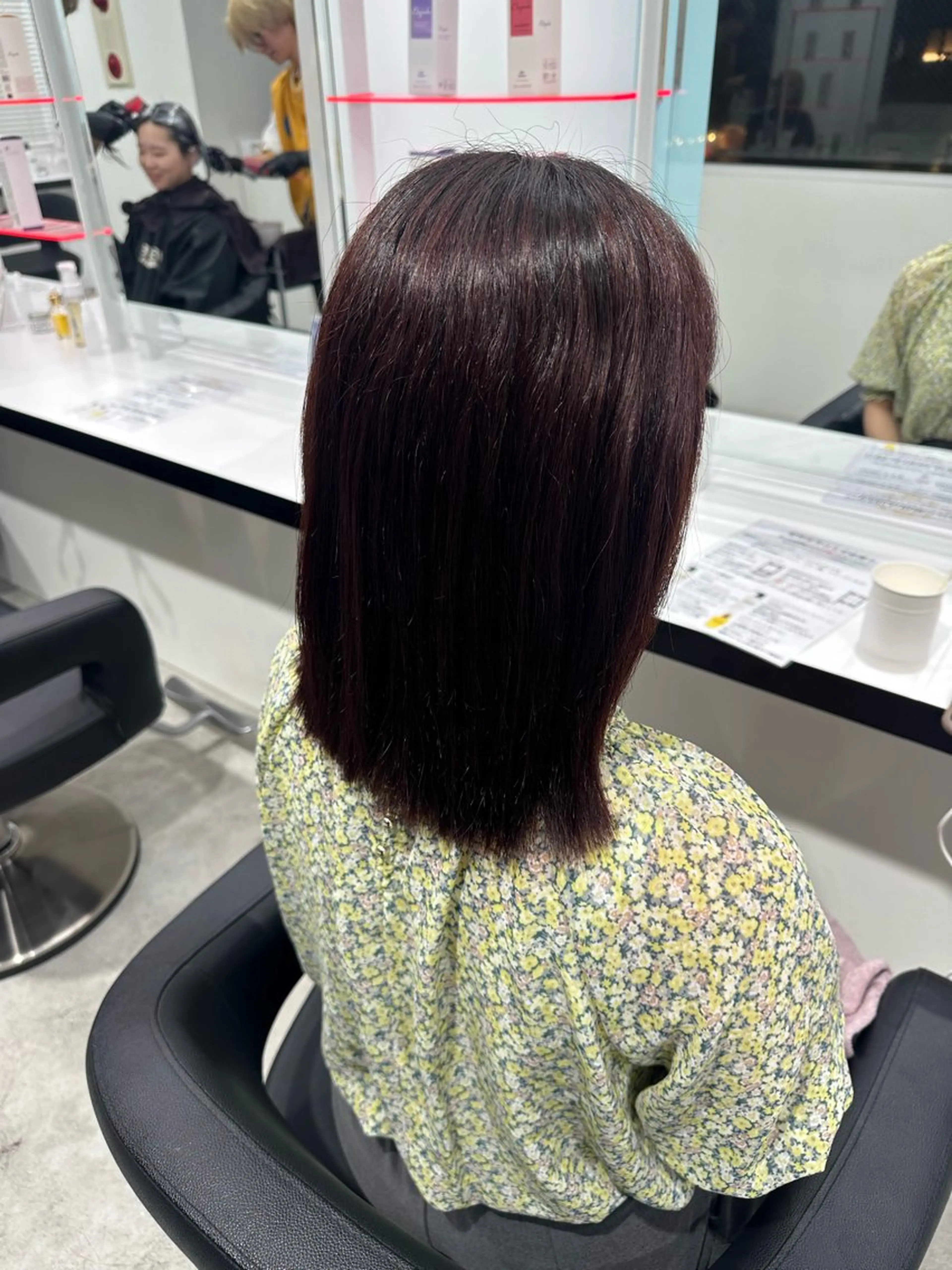 ミディアム カラー 大人っぽ韓国ヘア🤍 yuma🐈‍⬛のヘアスタイル