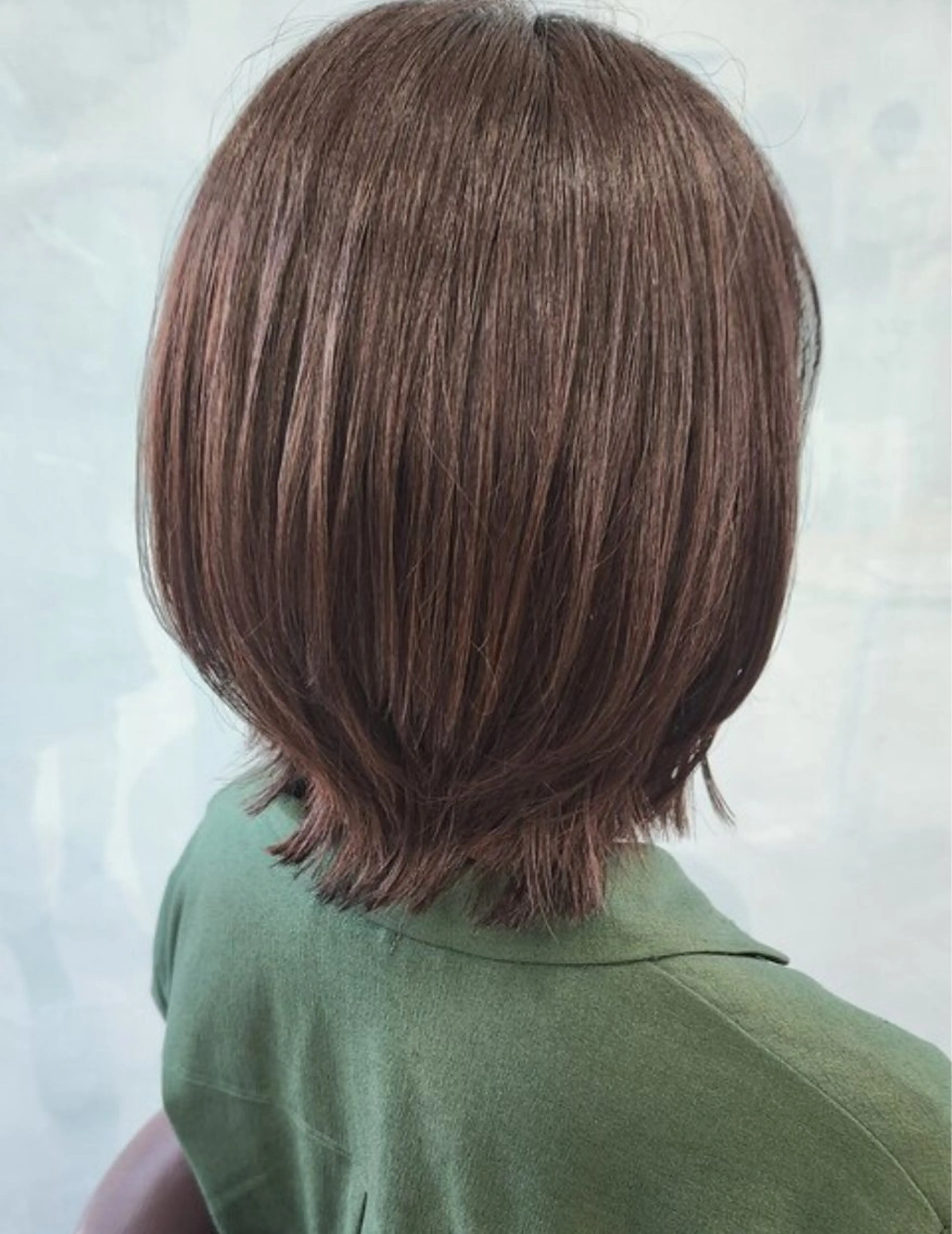 ミディアム ウルフカット カット 透明感/レイヤー💎 髪質改善/希美のヘアスタイル