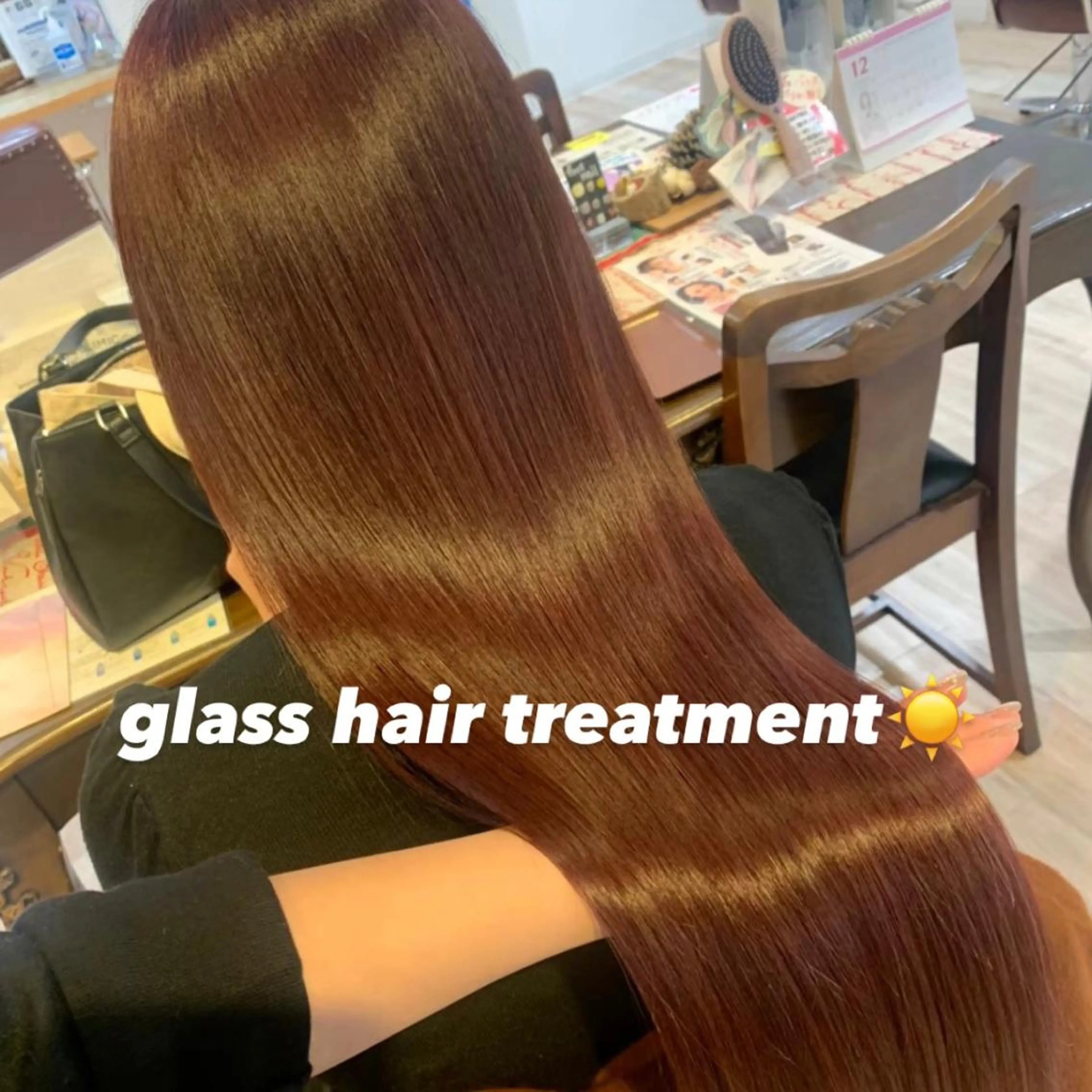 ミディアム 髪質改善 トリートメント 暖色ｶﾗｰ/ﾚｲﾔｰ ｶｯﾄ/Yunaのヘアスタイル