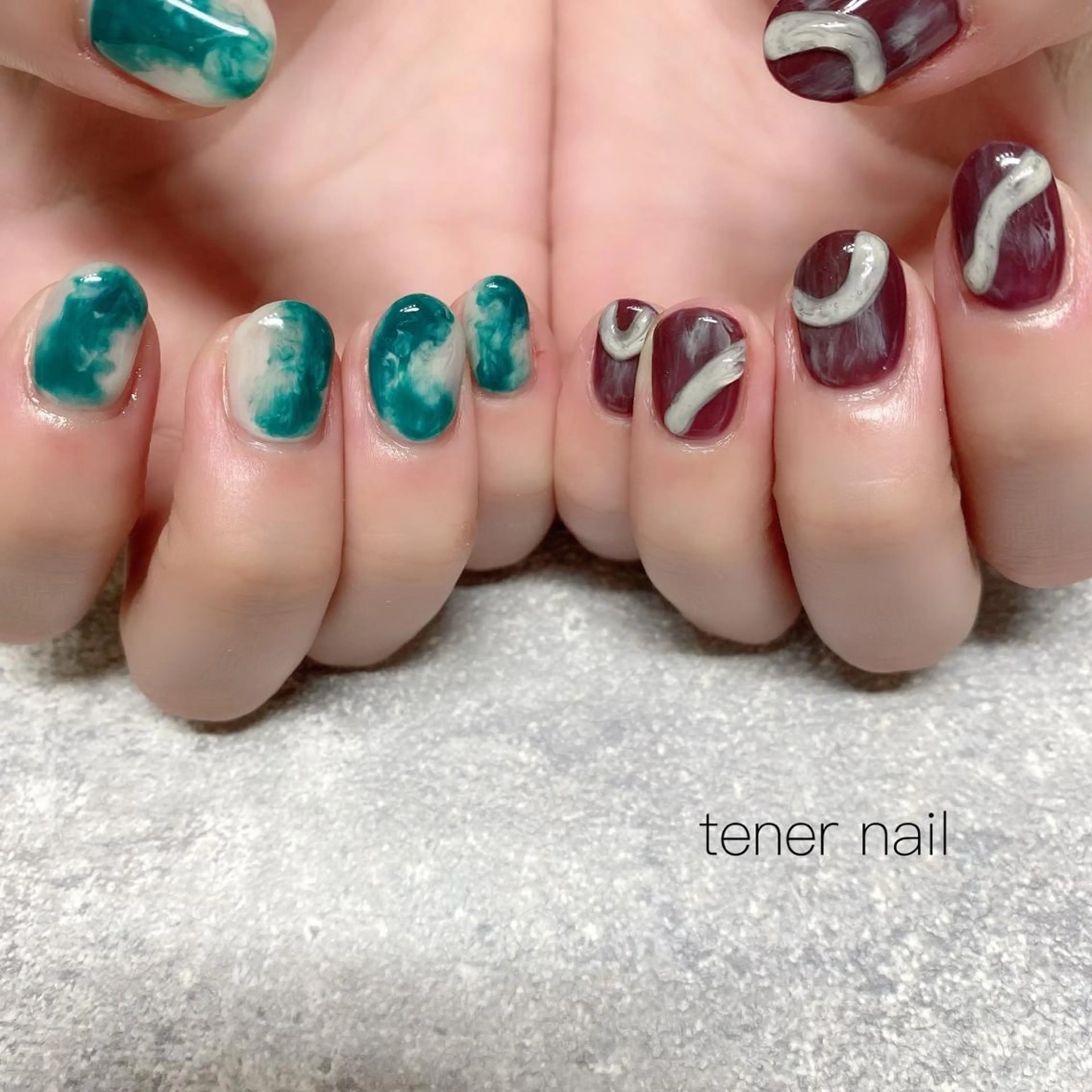 ネイル ニュアンスネイル テネルネイル tener nailのネイルデザイン