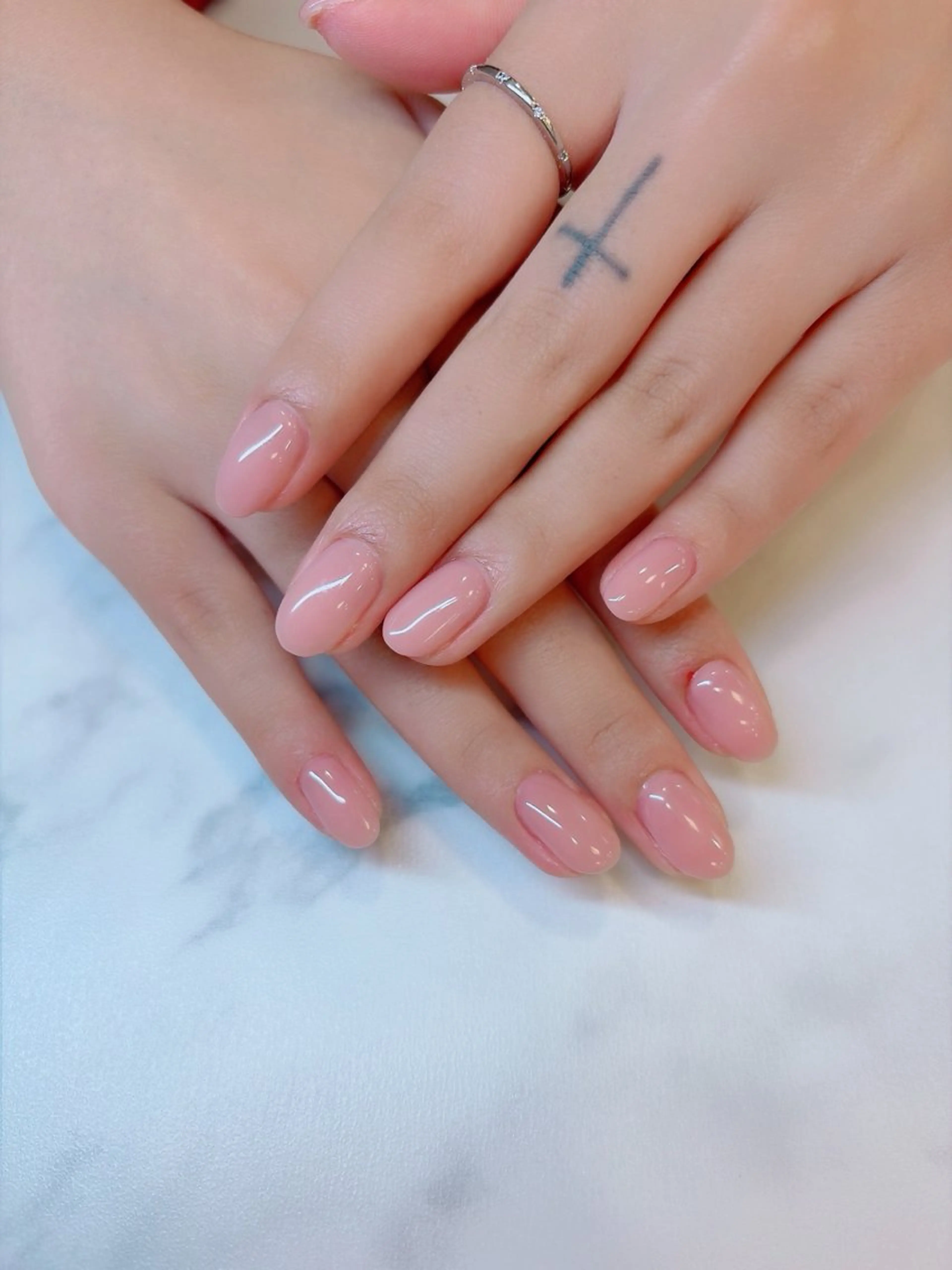 ネイル シンプルネイル 春ネイル YOKOYAMA MAI(cravo)のネイルデザイン