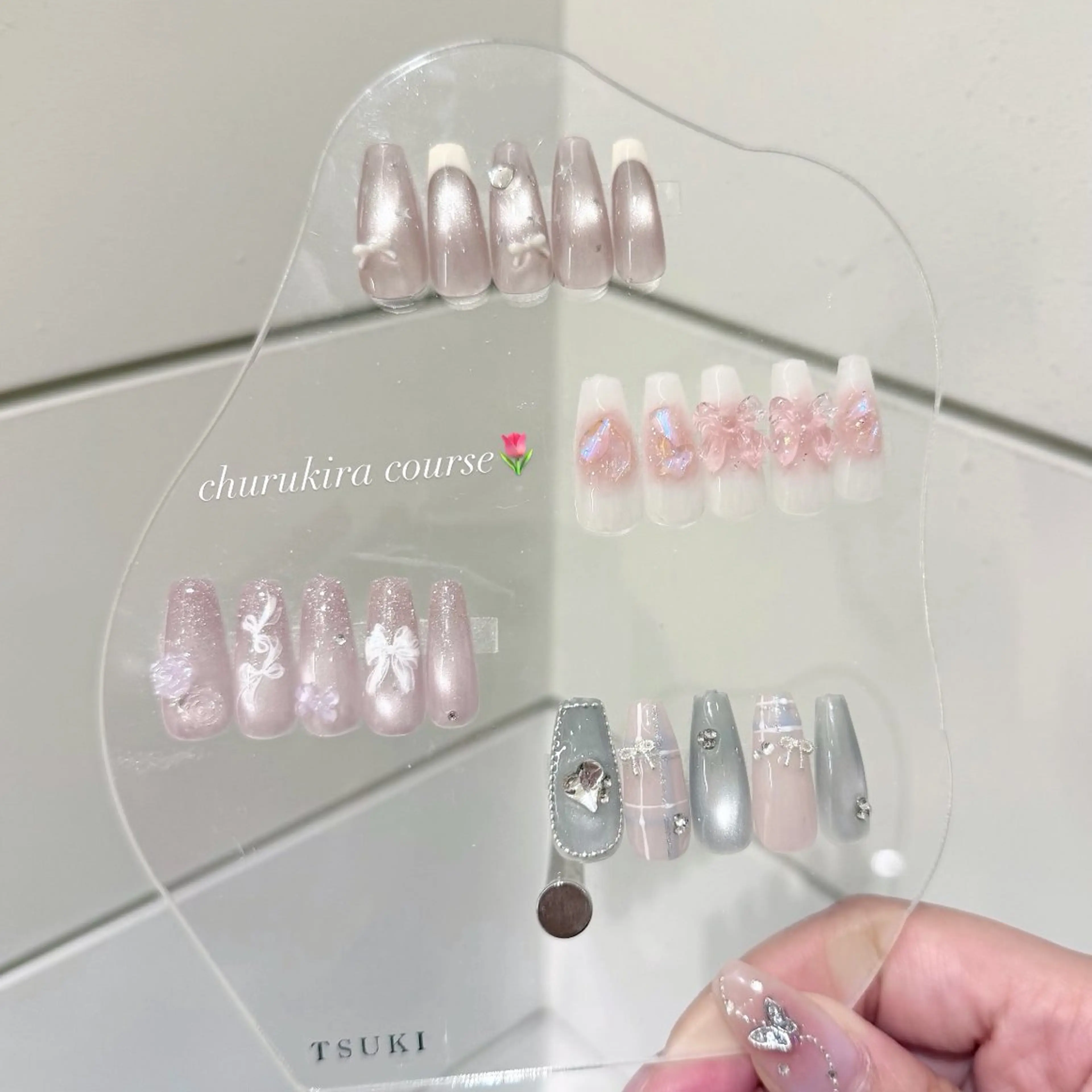 ネイル 春ネイル ハンドネイル Tsuki🌙/渋谷 /パラジェルのネイルデザイン