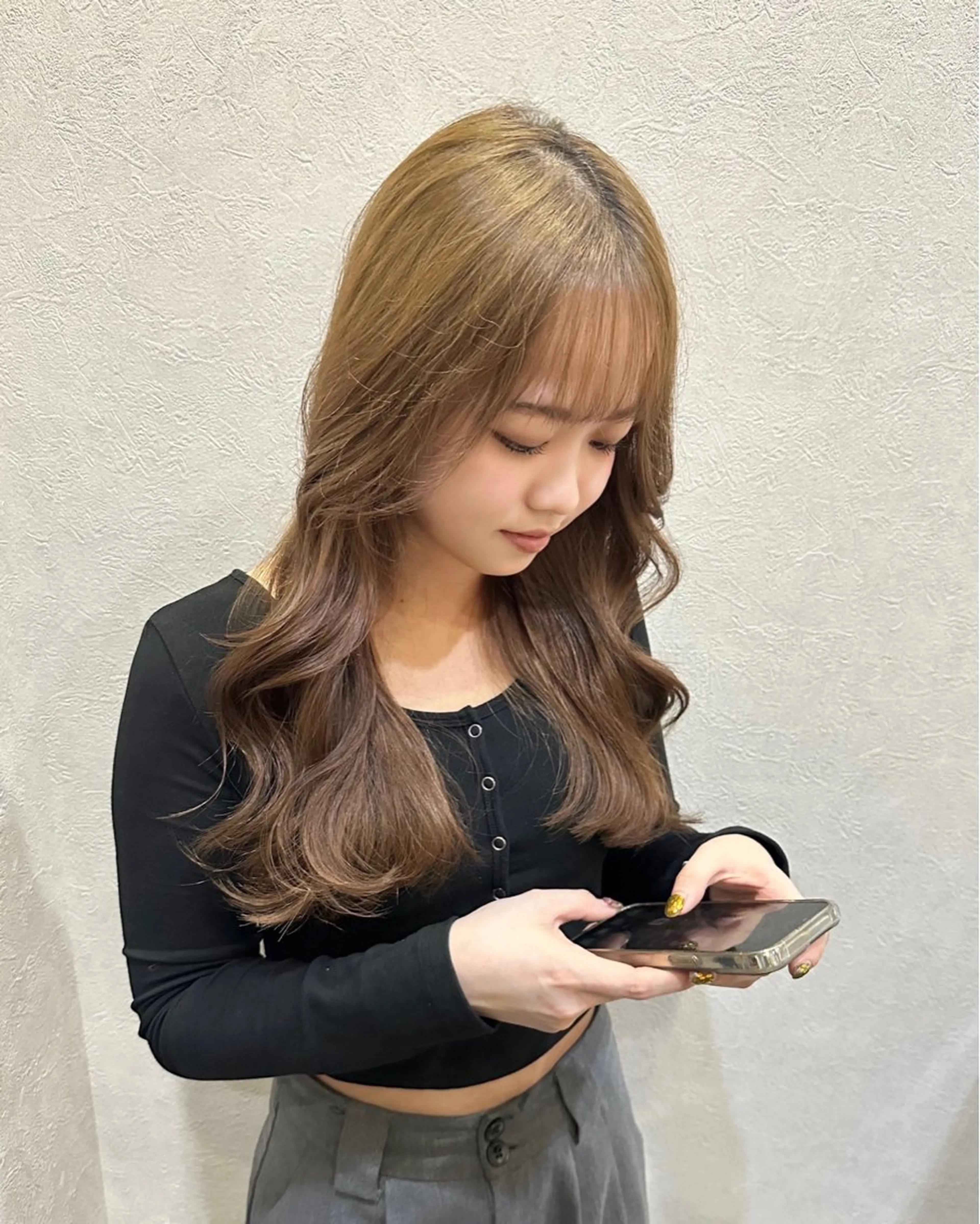 【透明感抜群✨️ブリーチなしダブルカラー🫶】プレミアムダブルケアカラー🩵🫧 業界最高峰処理剤付き🎀 ⭐️の写真