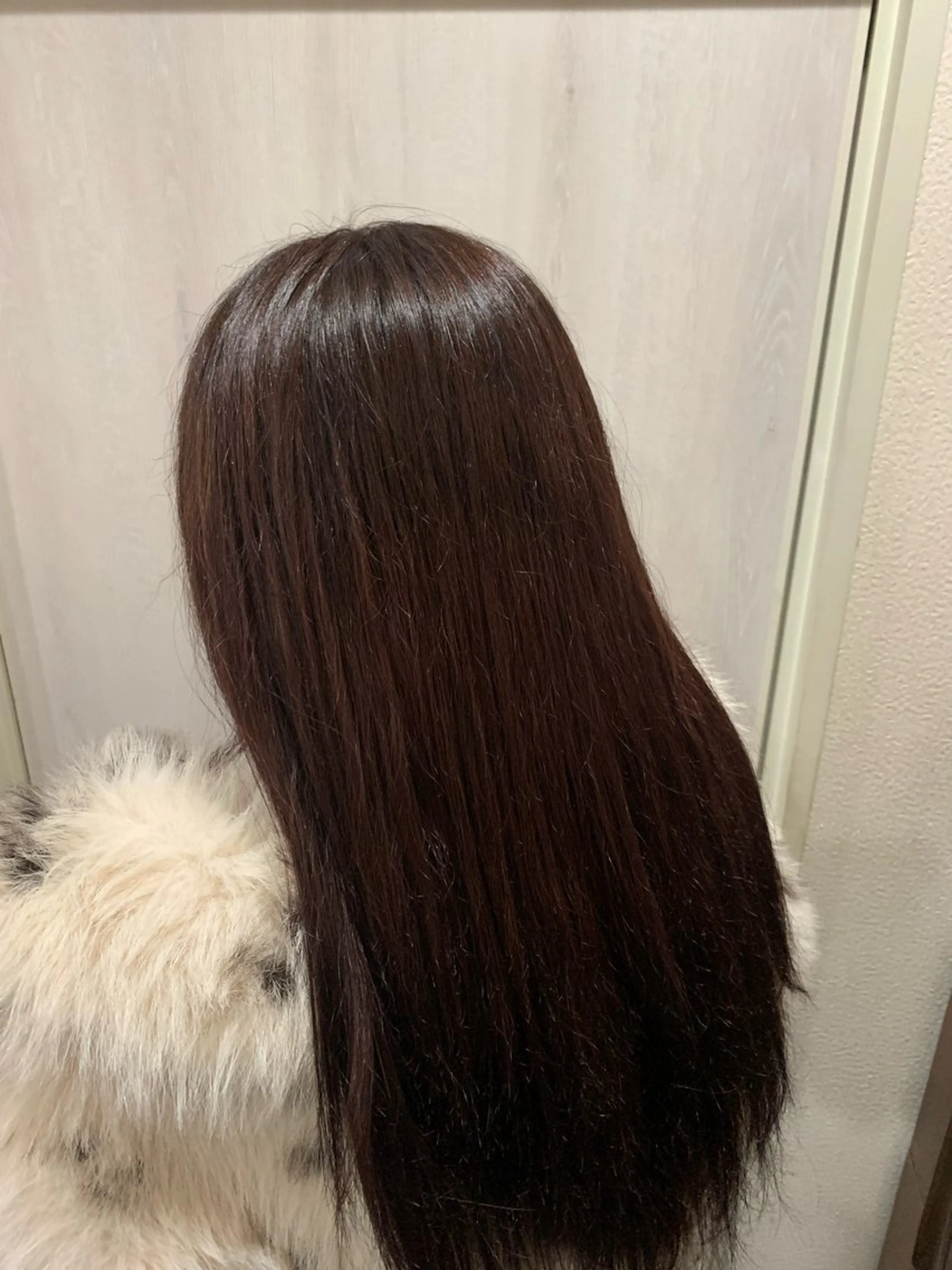 ロング カラー 縮毛矯正 山本 優音のヘアスタイル