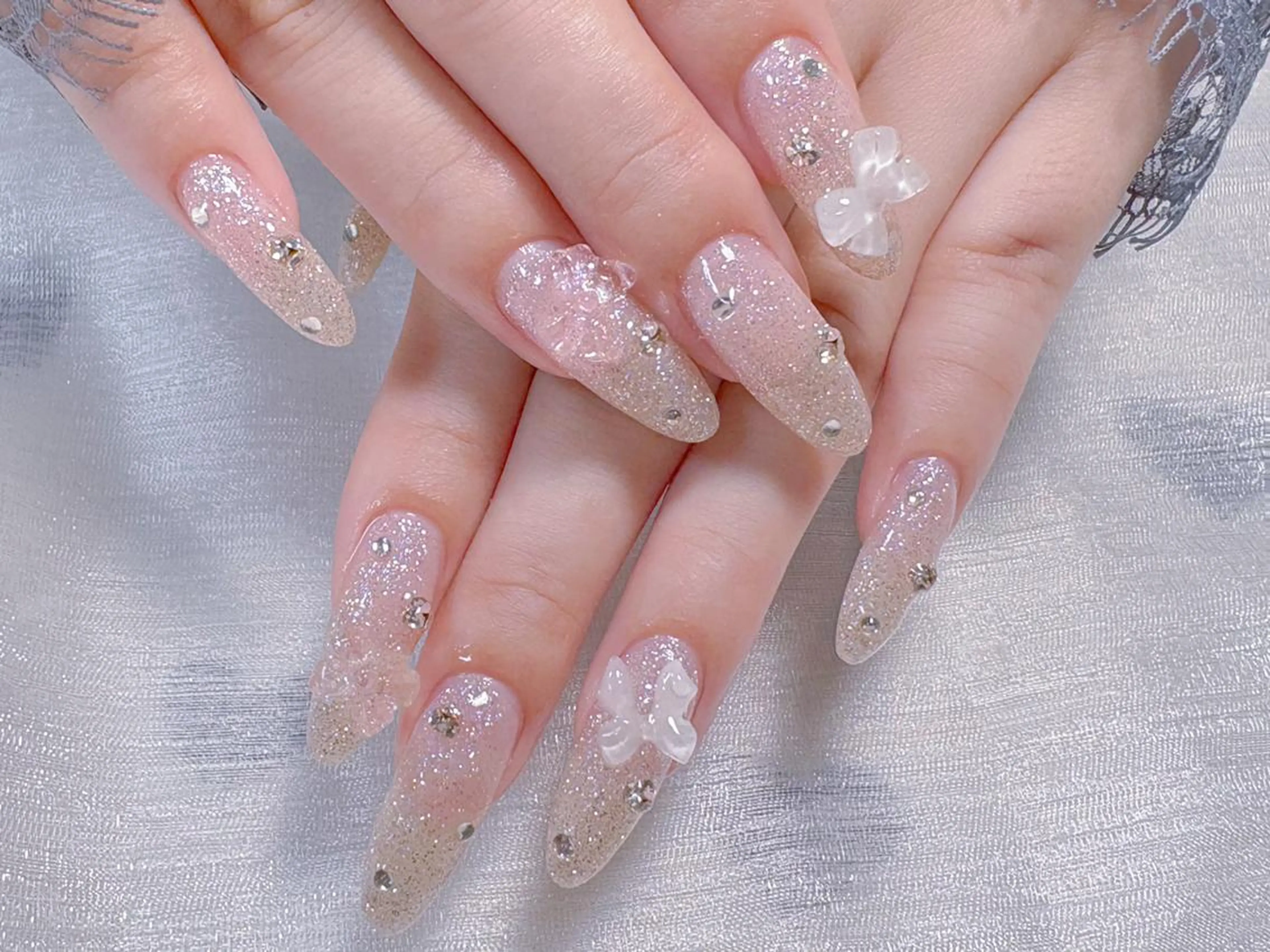 ネイル ハンドネイル 💙羽生 彩光💙のネイルデザイン