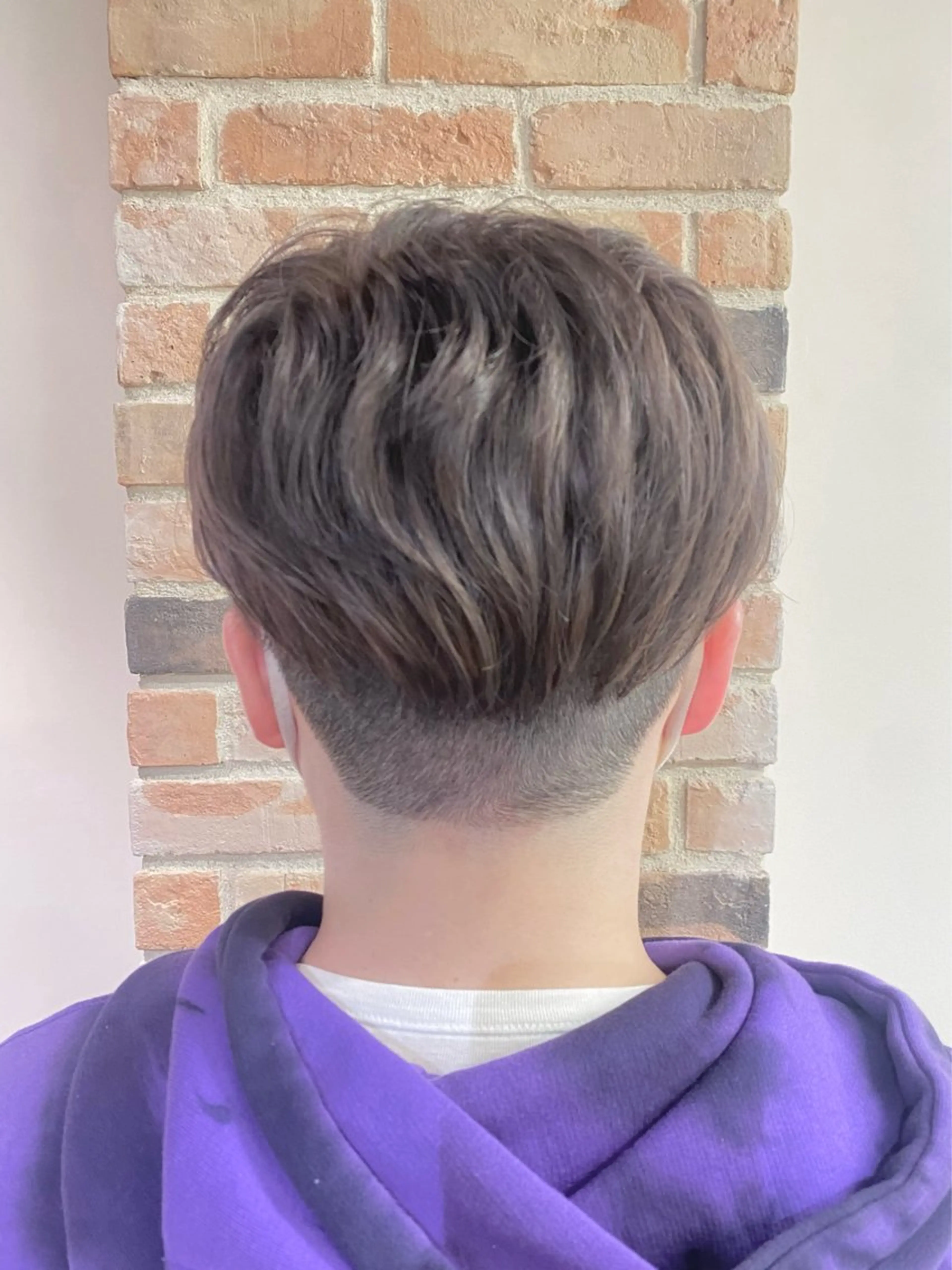 ショート カラー メンズ 古川 琴美のヘアスタイル