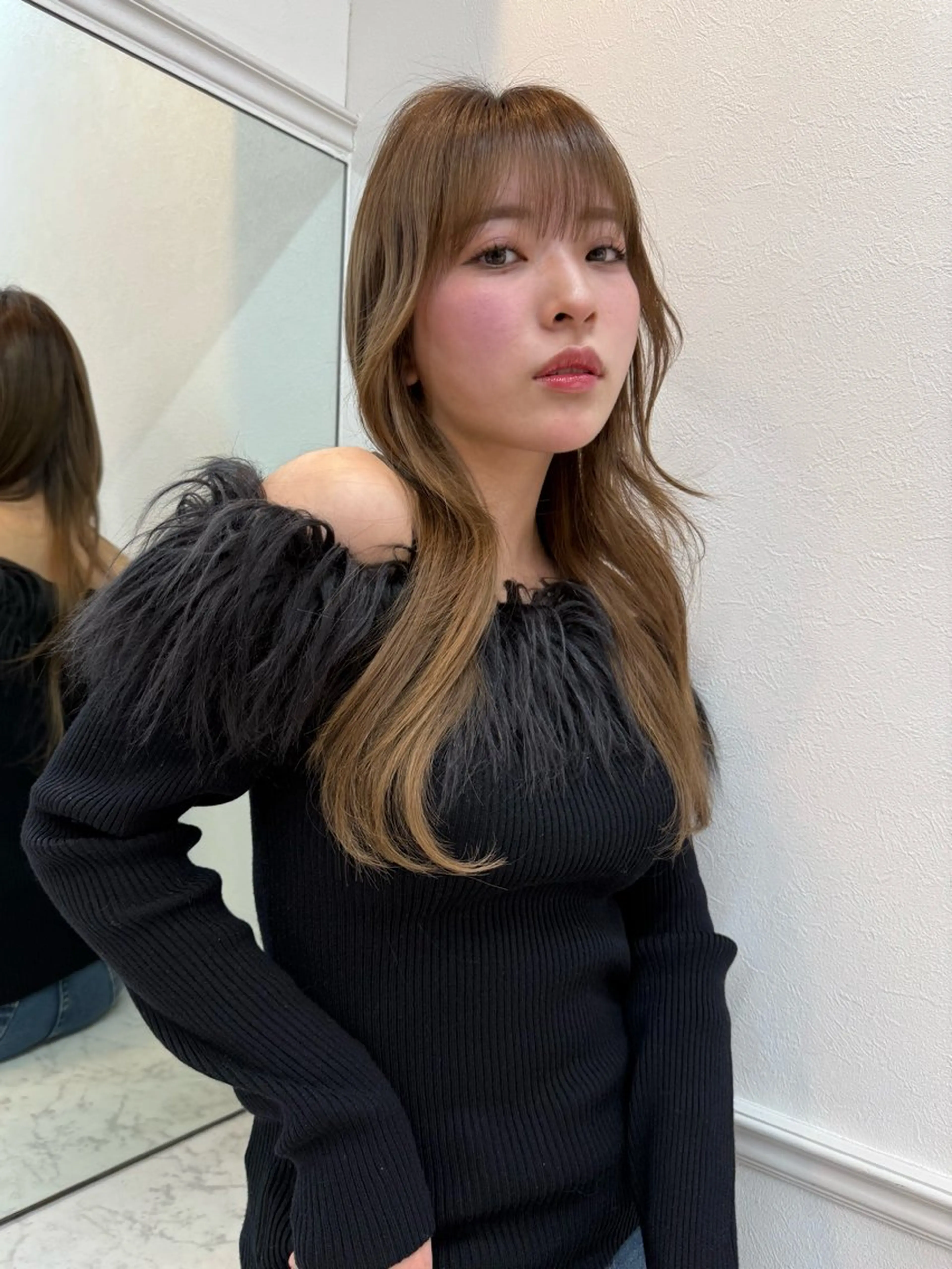 ロング カラー きむらさくら/透明感 /レイヤーカットのヘアスタイル