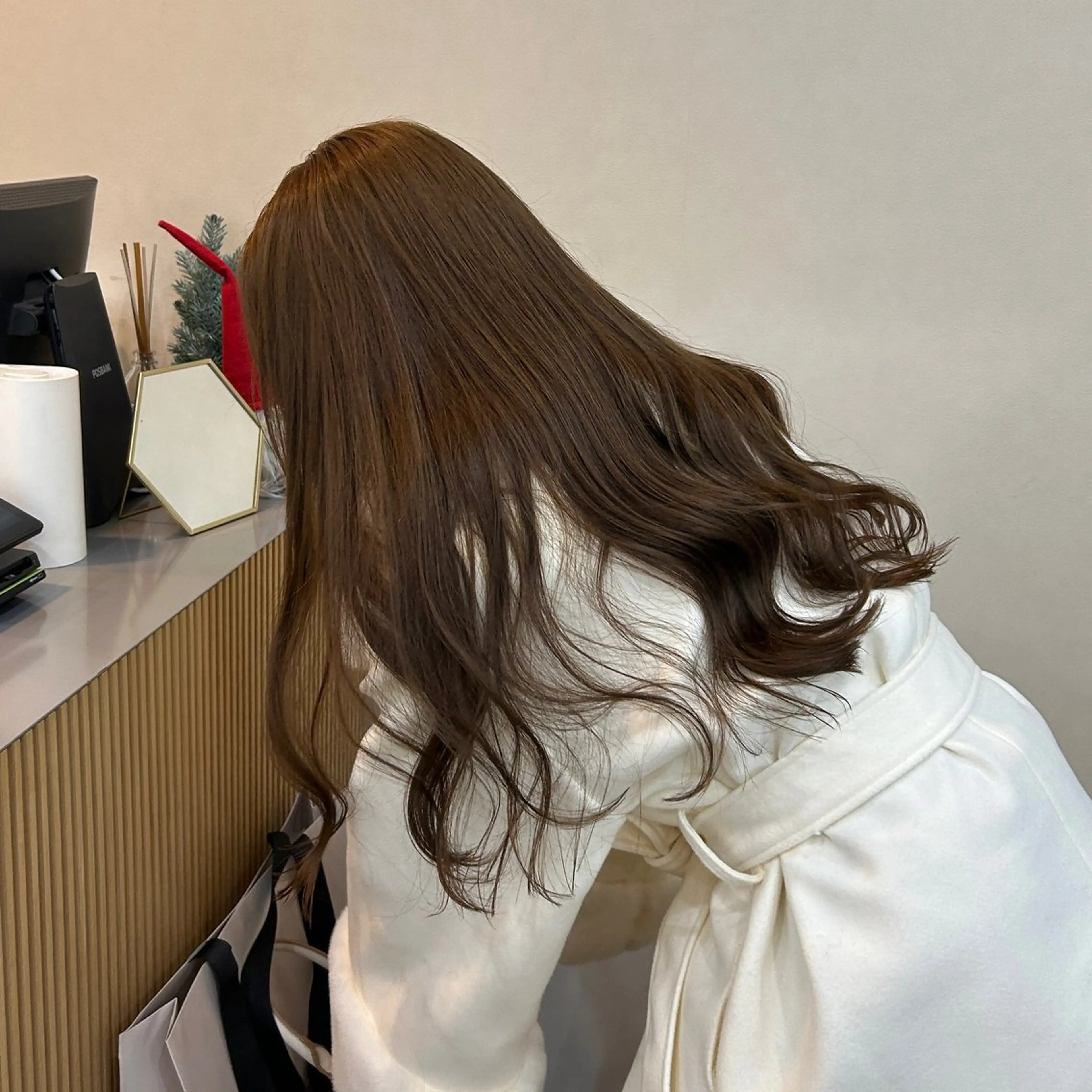 ロング MIDORI🎀 透明感/ベージュのヘアスタイル