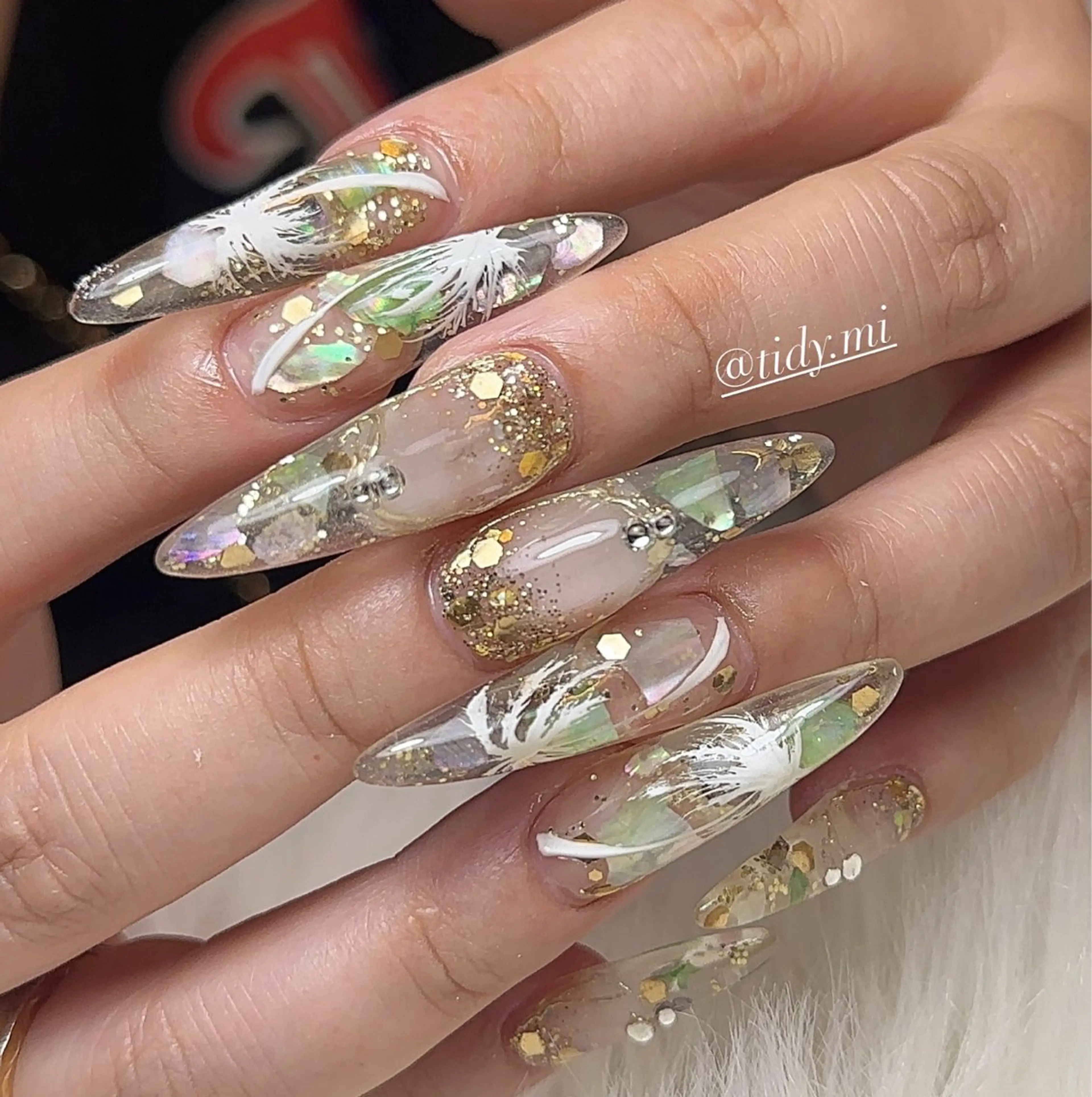 ネイル スカルプネイル TIDY .のネイルデザイン