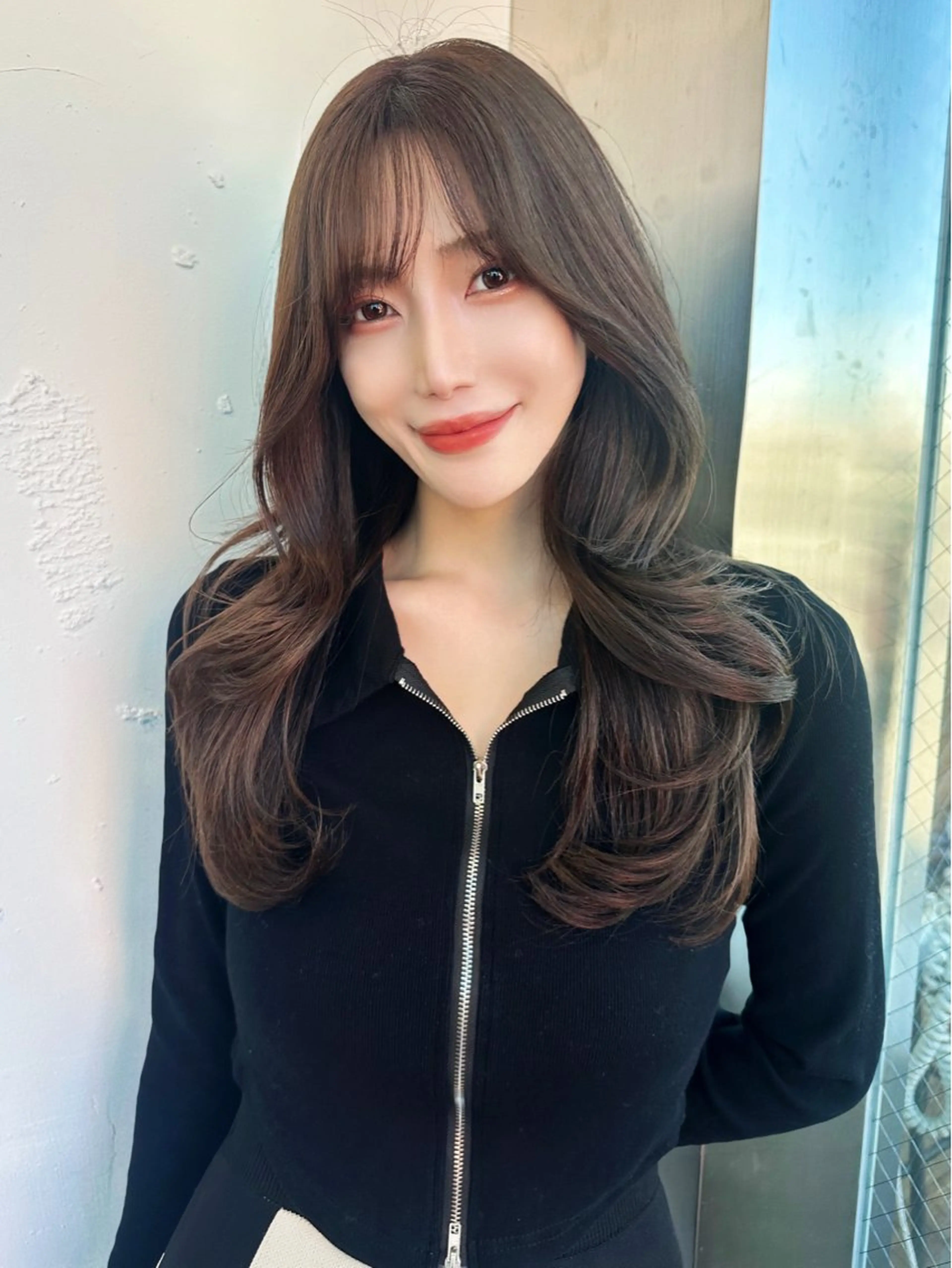 ロング レイヤー/顔周り 田山　穂波のヘアスタイル