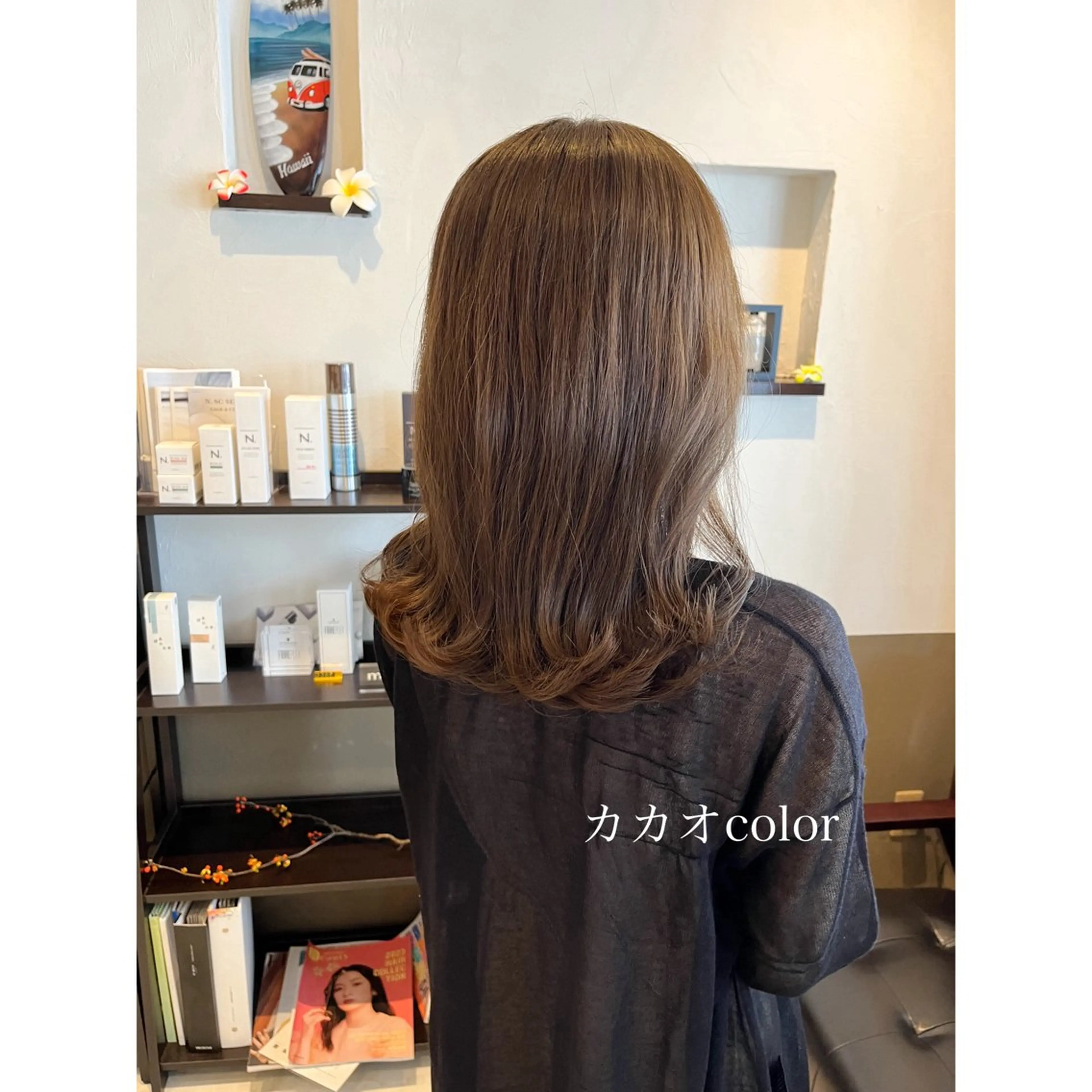 ミディアム カラー 坂井田 浩樹のヘアスタイル