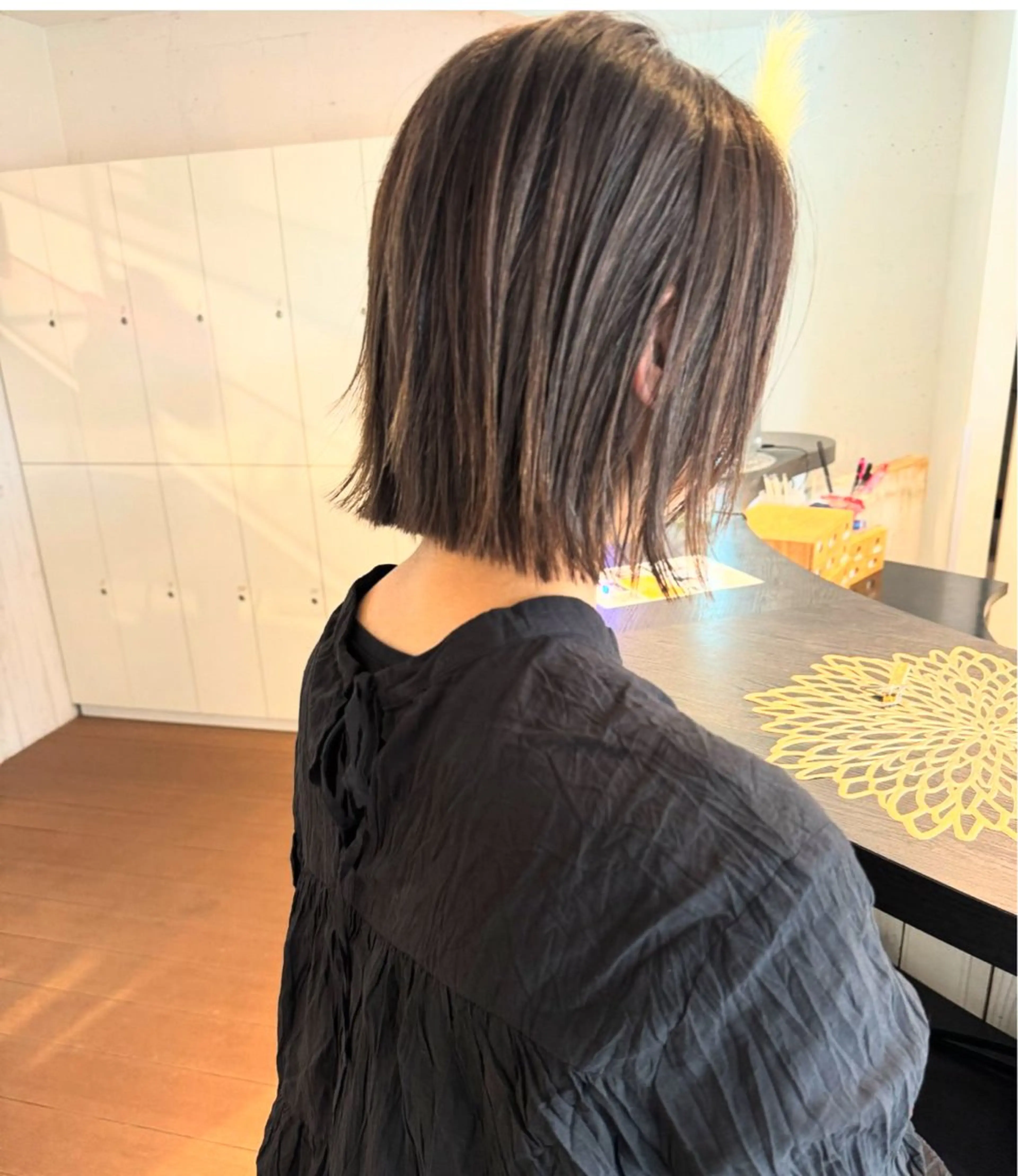 ミディアム ボブ 中元 美月のヘアスタイル