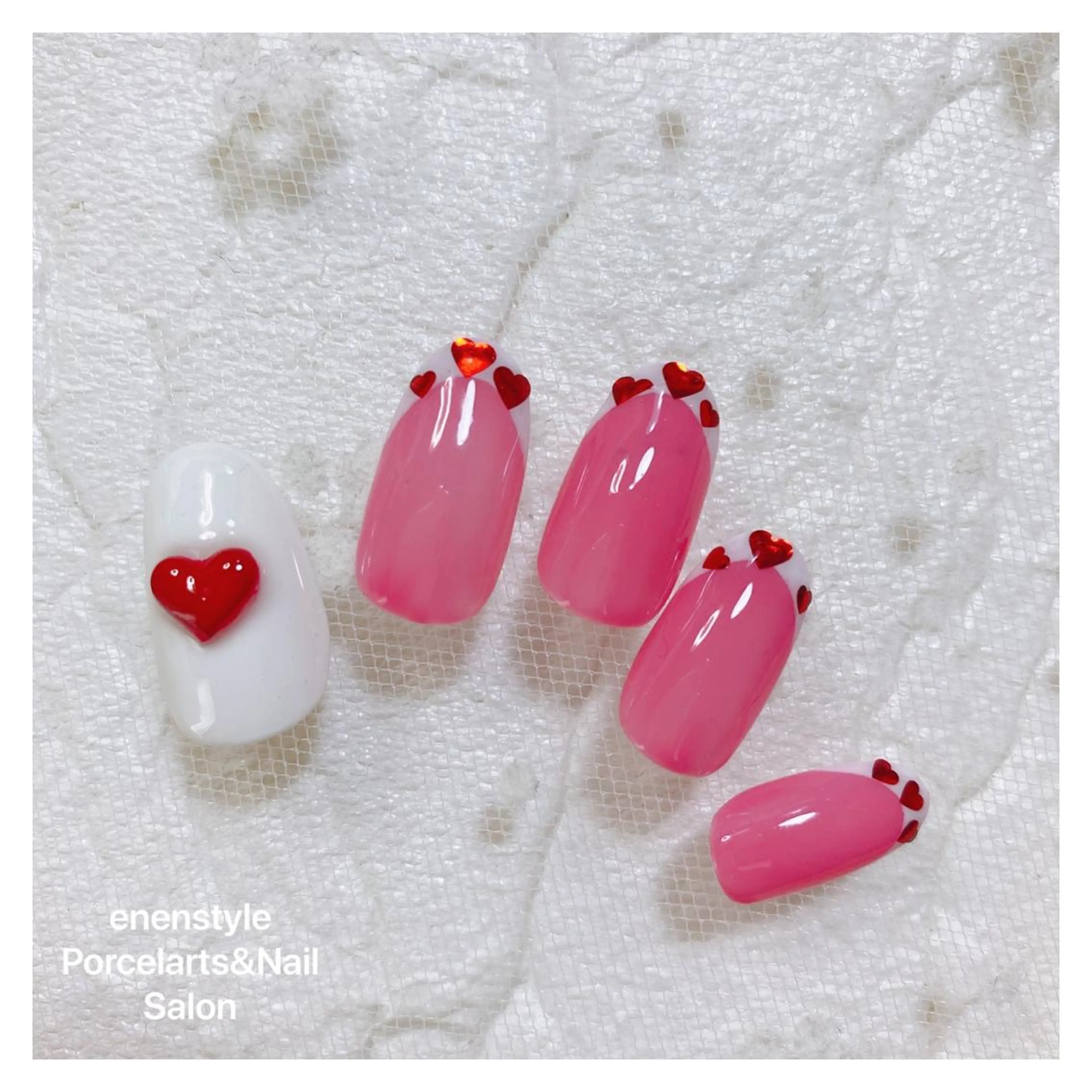 ミディアム ネイル 👑enen style👑のネイルデザイン