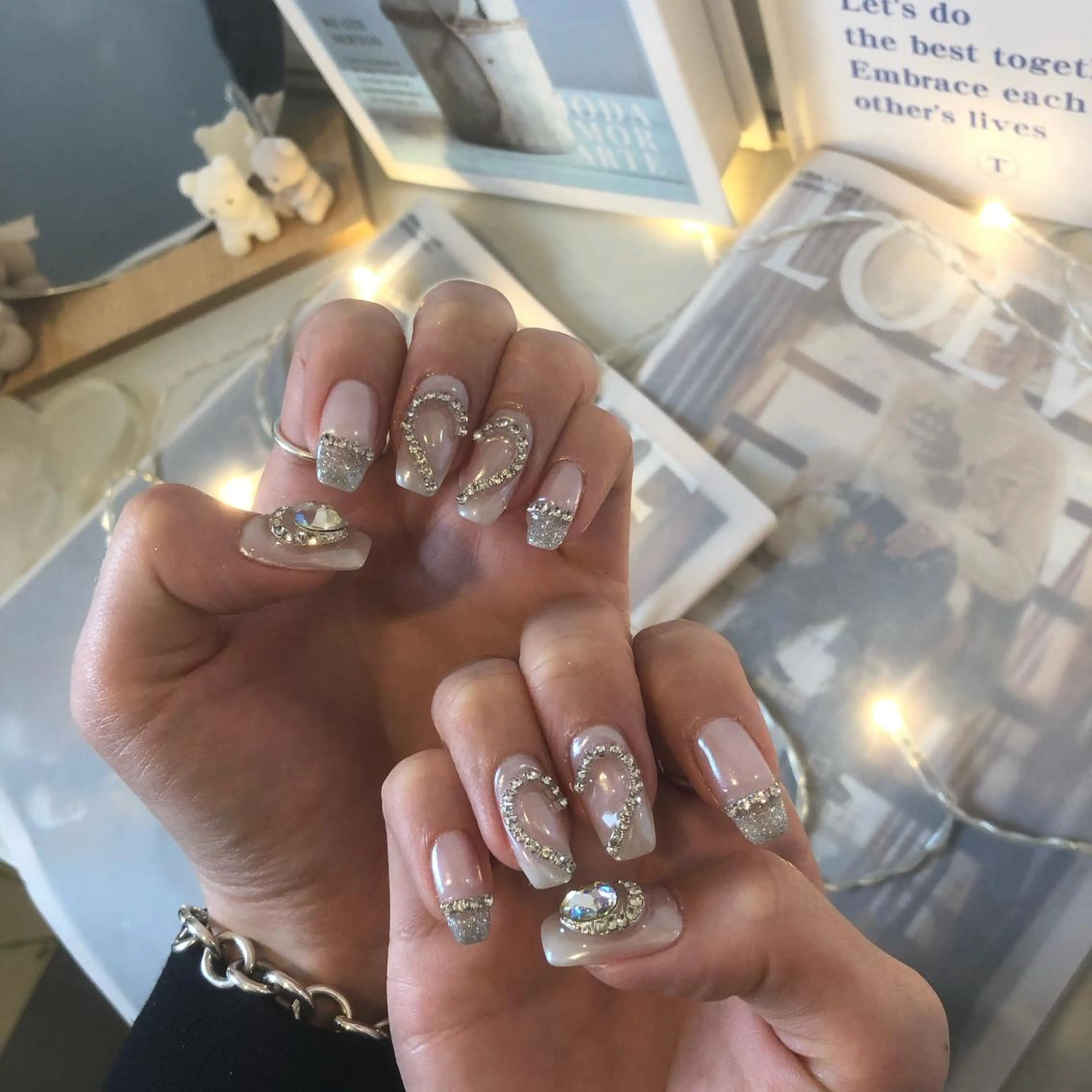 ネイル ハンドネイル パラあり！フィルイン 美フォルムのネイルデザイン