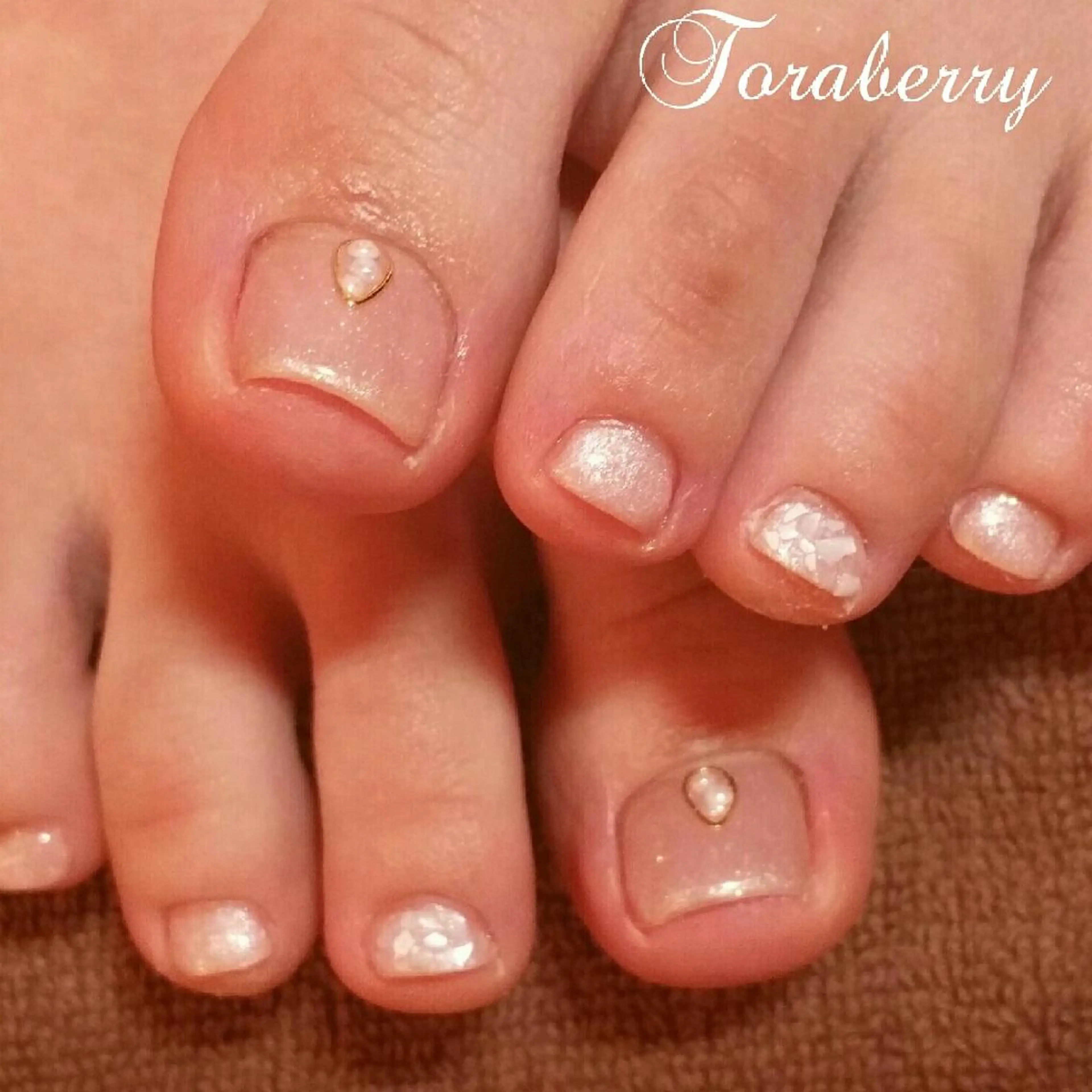 ネイル フットネイル シンプルネイル ネイリスト なつみのネイルデザイン