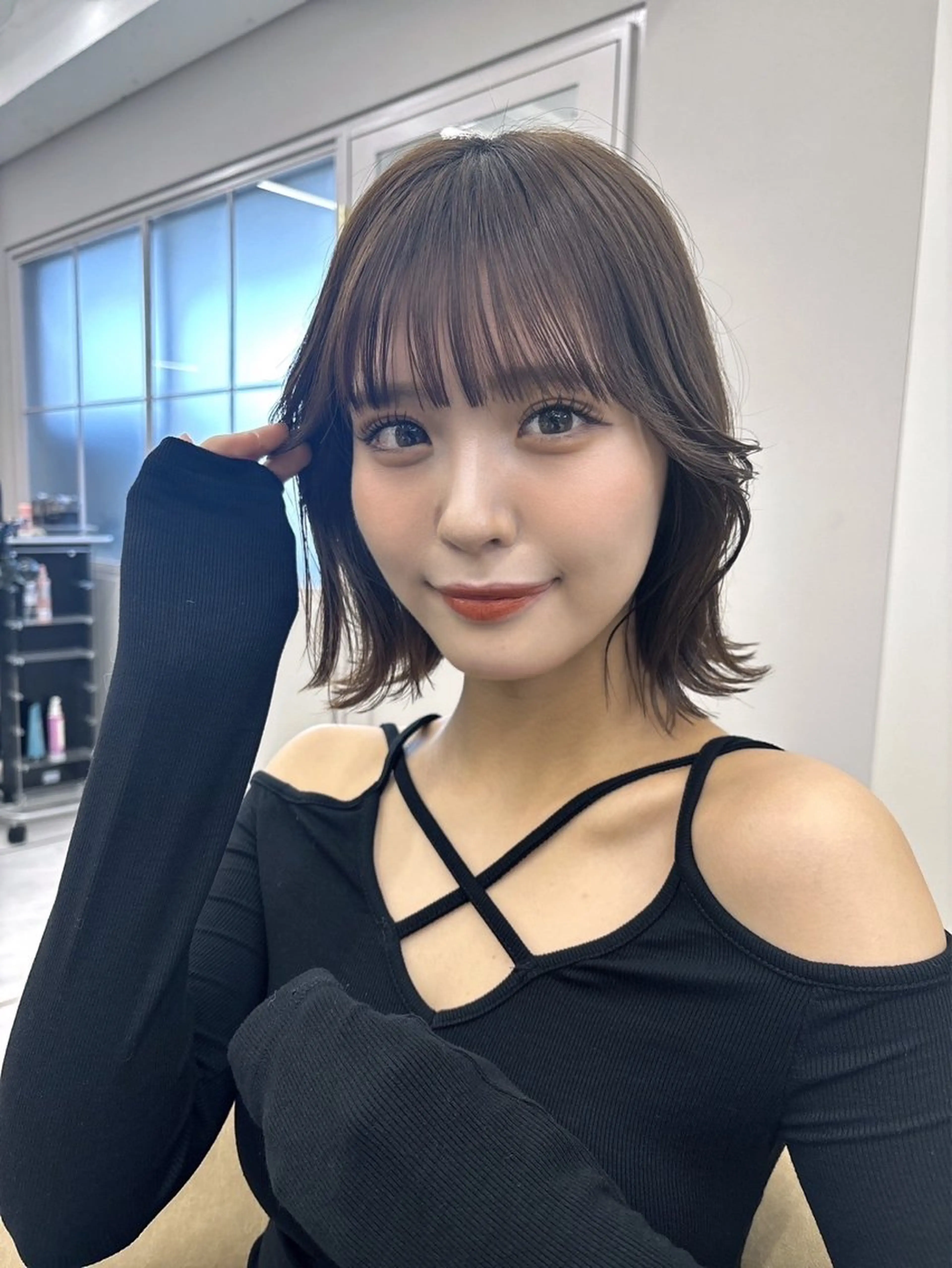 ショート カラー 池袋/似合わせ/縮毛 髪質改善【ugen】のヘアスタイル