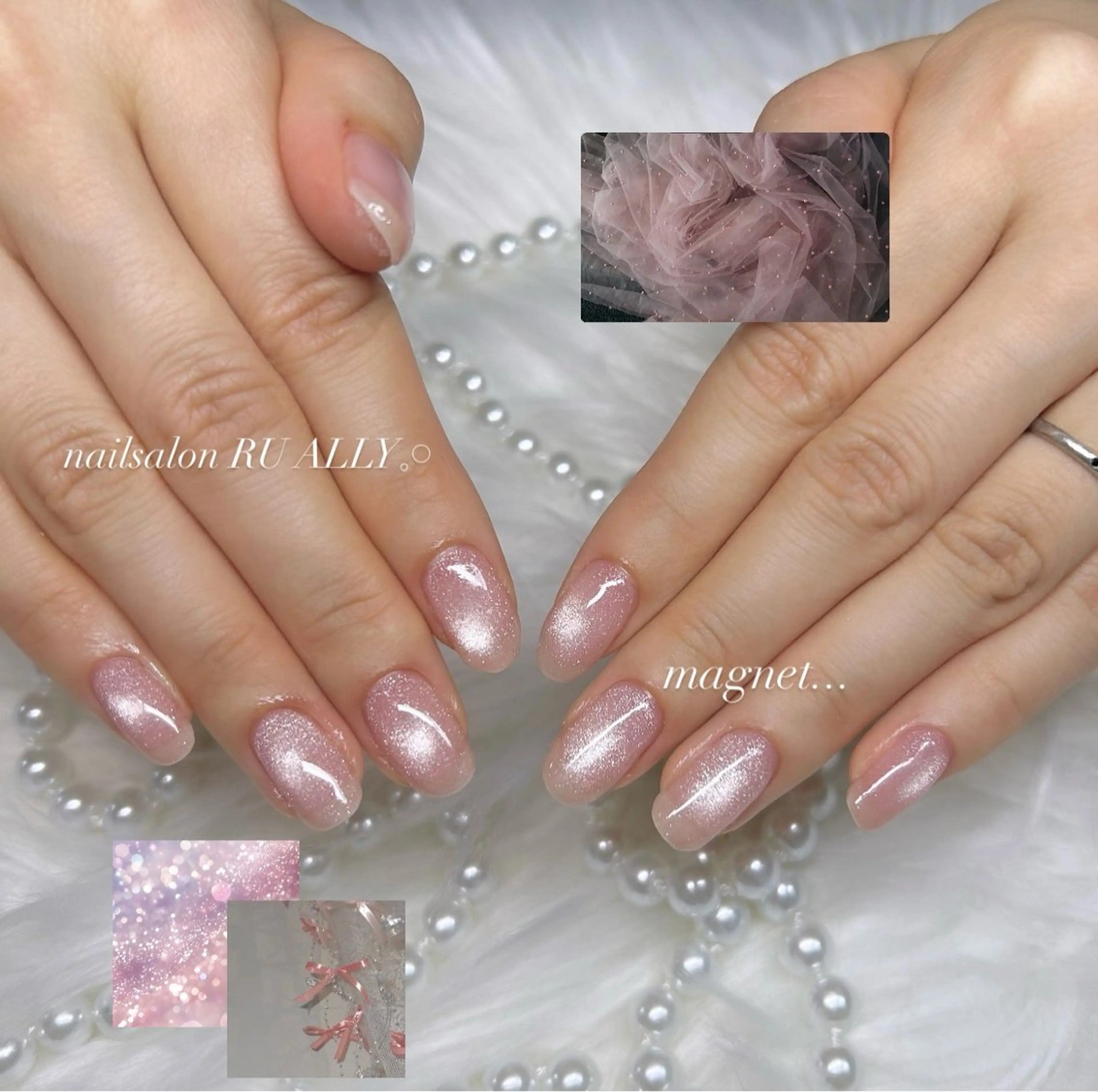 ネイル ハンドネイル nail salon RU ALLY所属・🧸RU ALLY ANN‪ෆ‪.*･ﾟのネイルデザイン