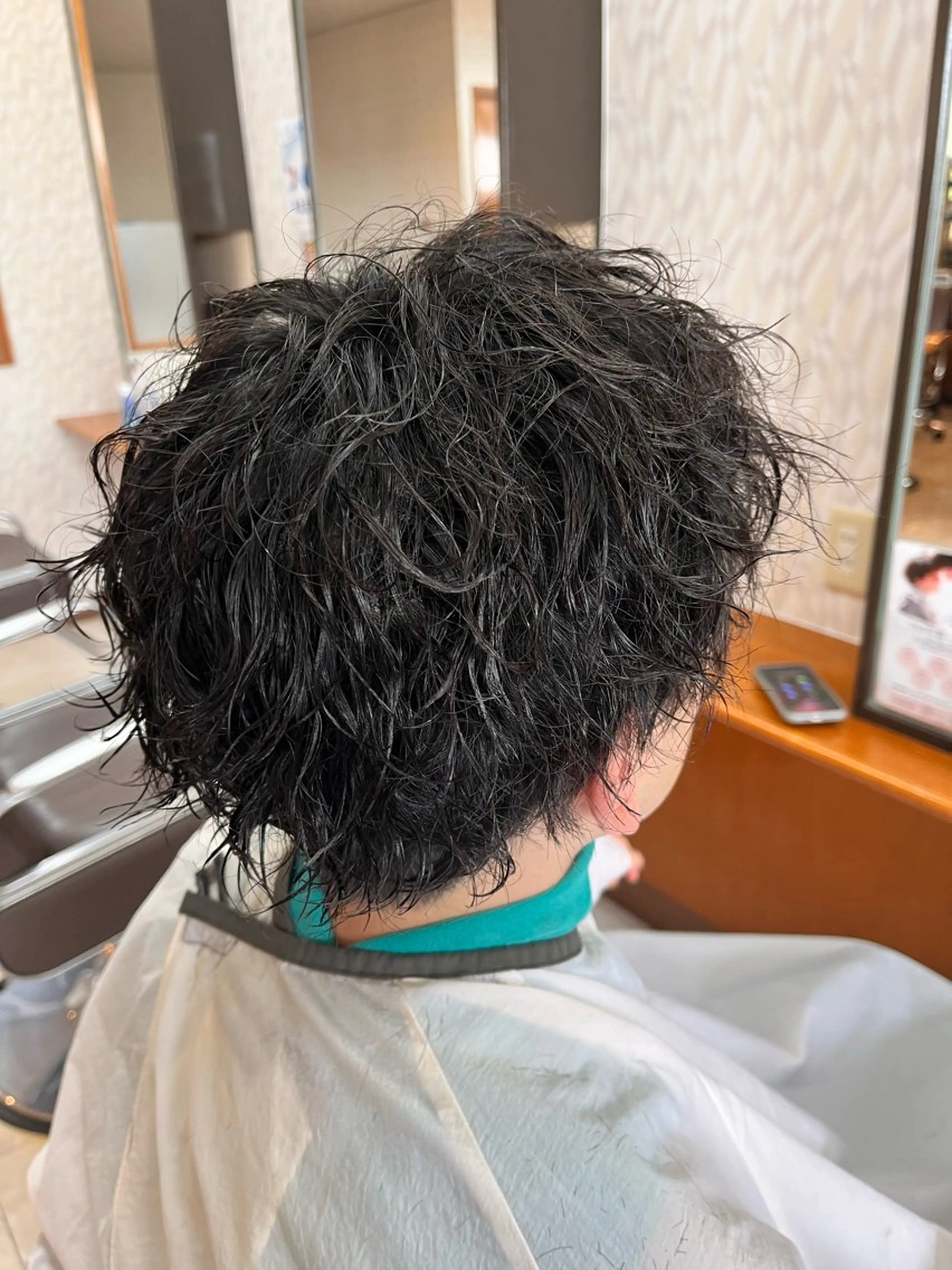 パーマ メンズ カット パーマ 熊谷 はつなのヘアスタイル