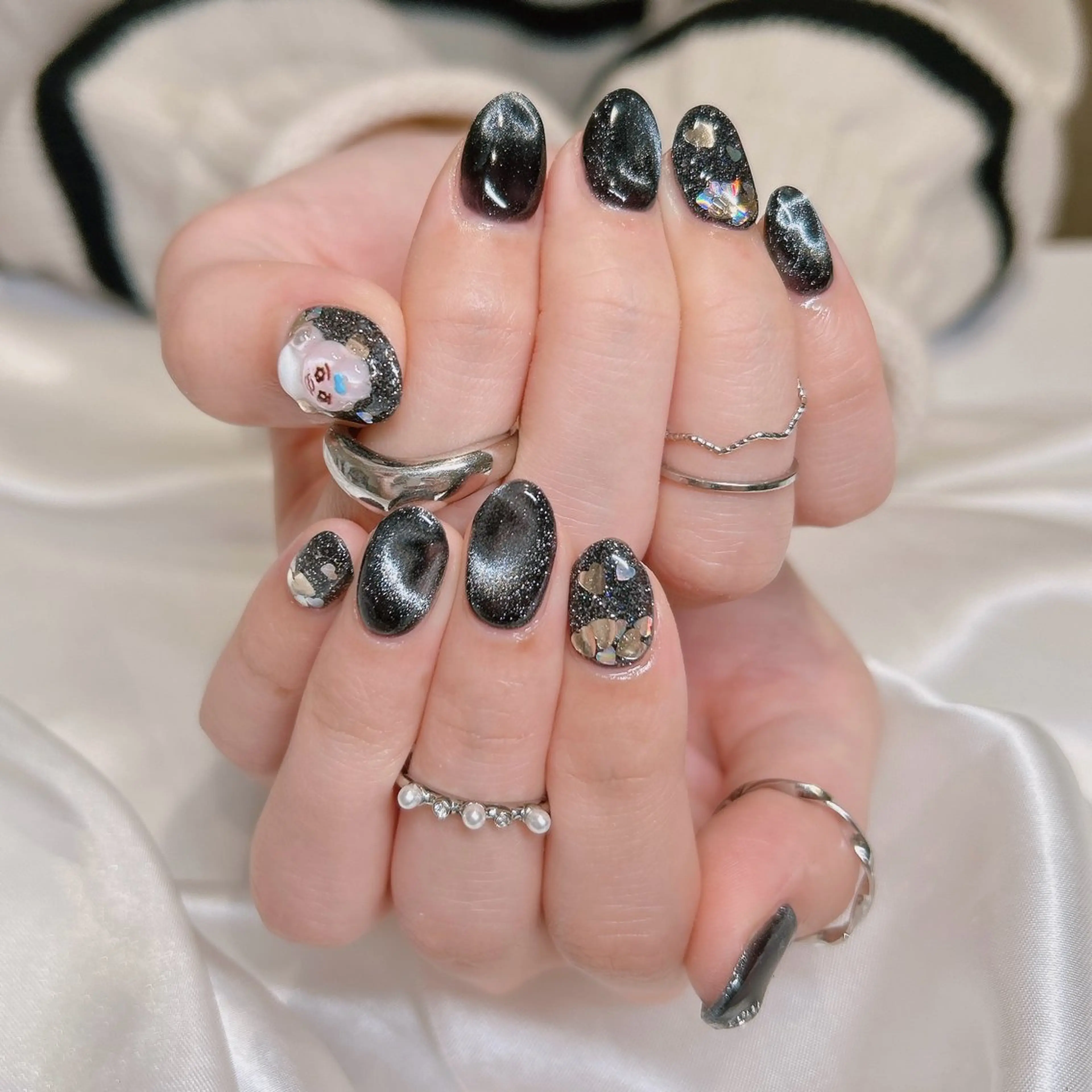 ネイル マグネットネイル ハンドネイル junna 金山.東別院.上前津のネイルデザイン