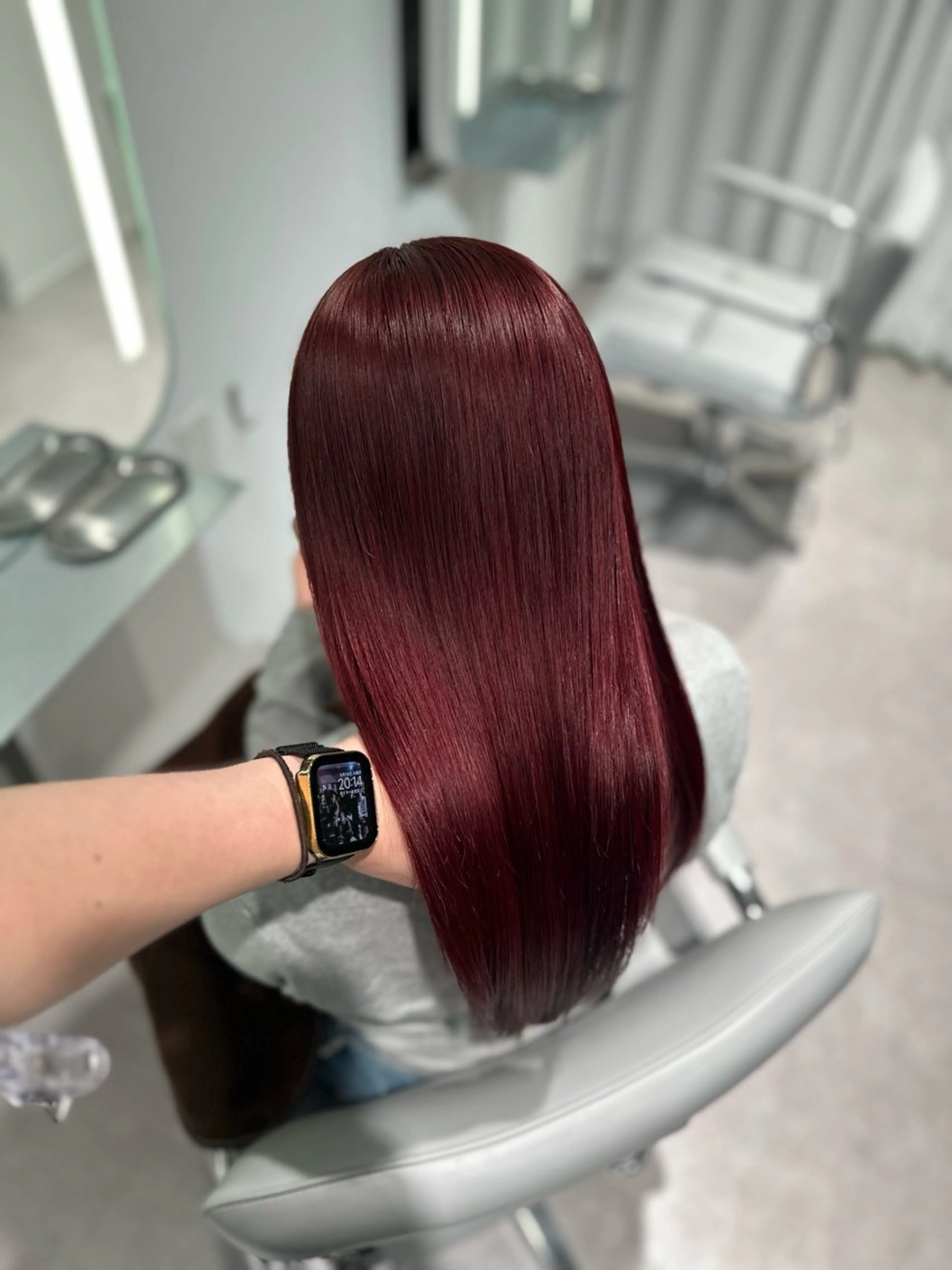 ミディアム カラー 髪質改善 支持率 Ｎｏ.1いぶきのヘアスタイル