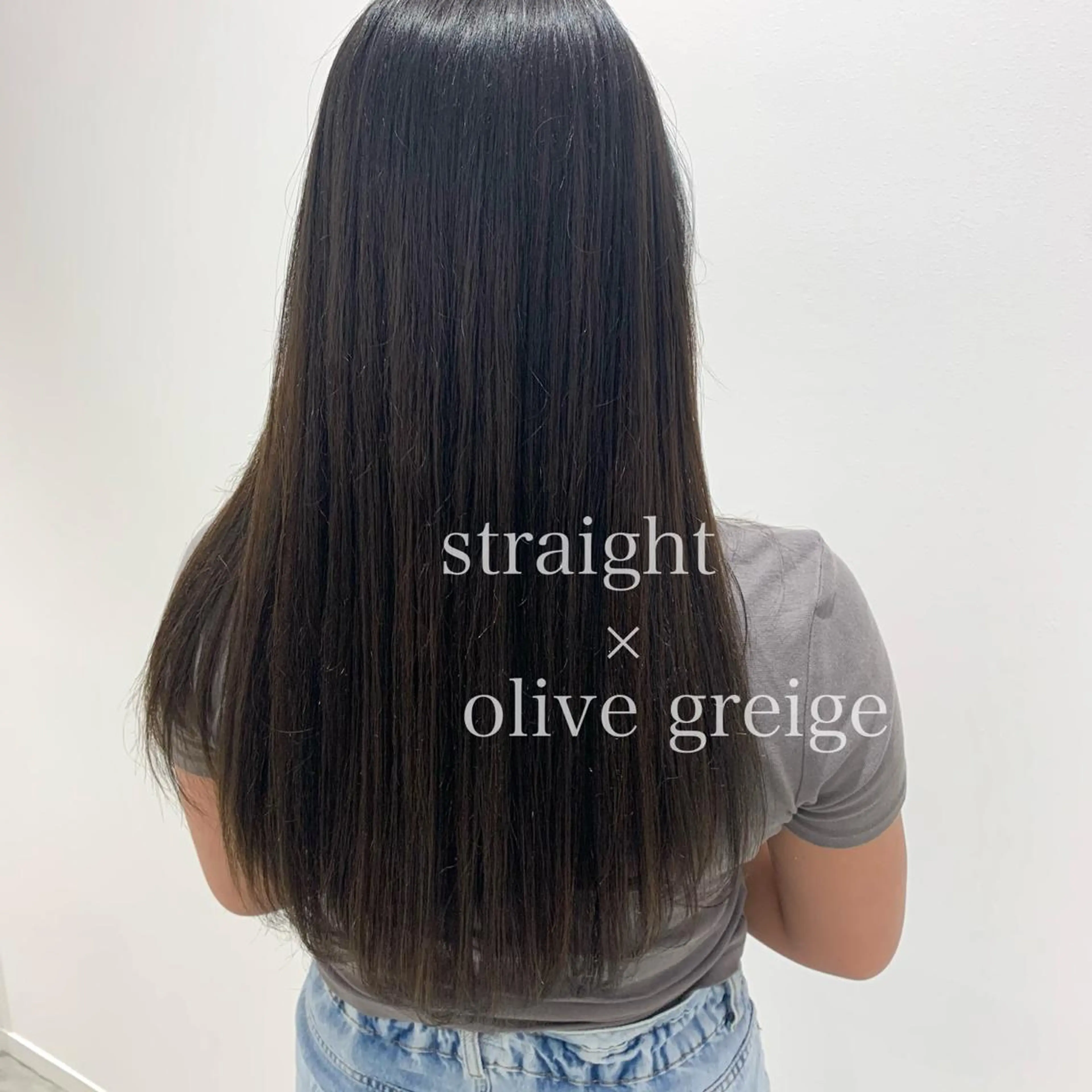 ロング カラー カット 縮毛矯正 ボブ/美髪矯正 /佐藤　奈巳のヘアスタイル