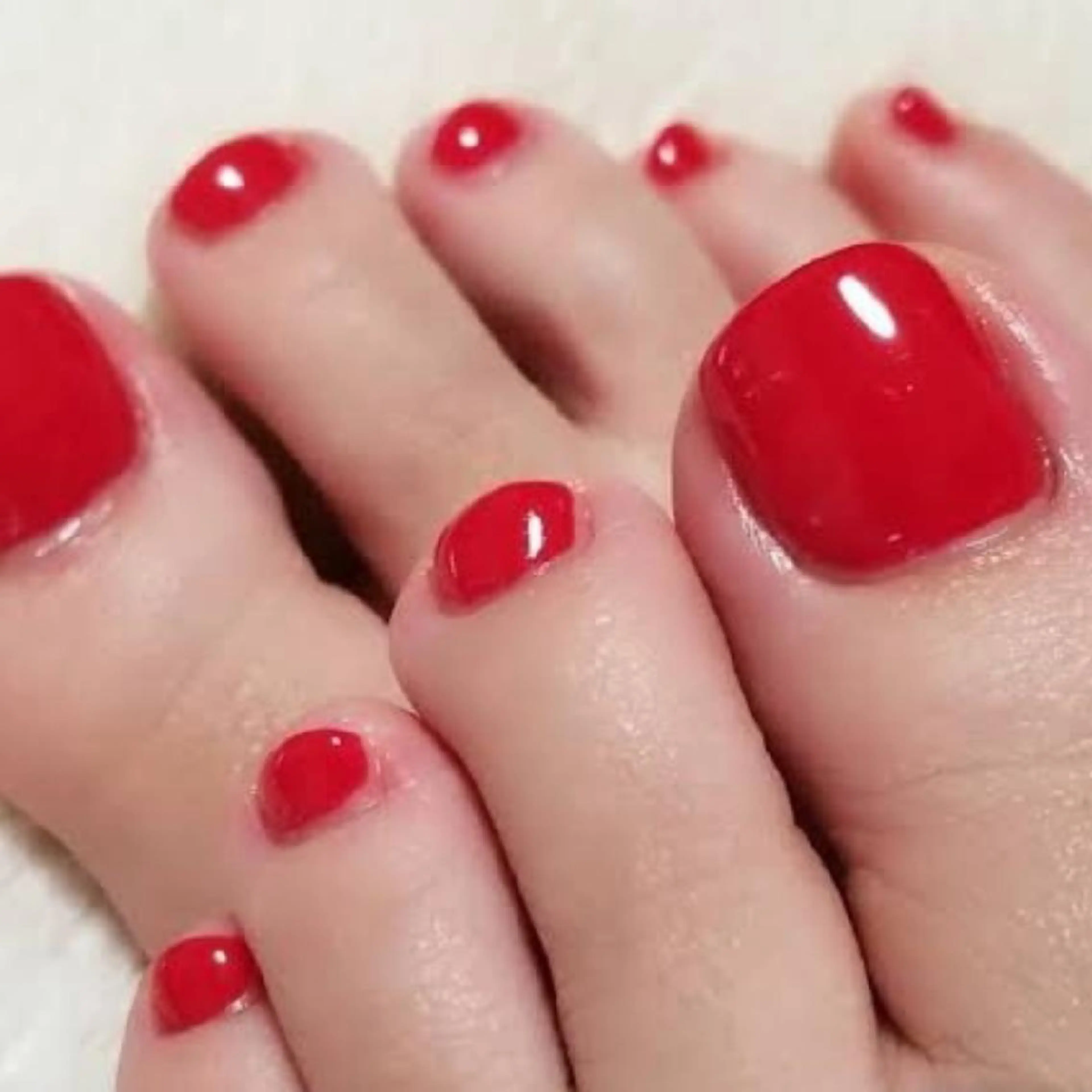 ネイル フットネイル ワンカラーネイル 【現金払いのみ】 Uru(うる)のネイルデザイン