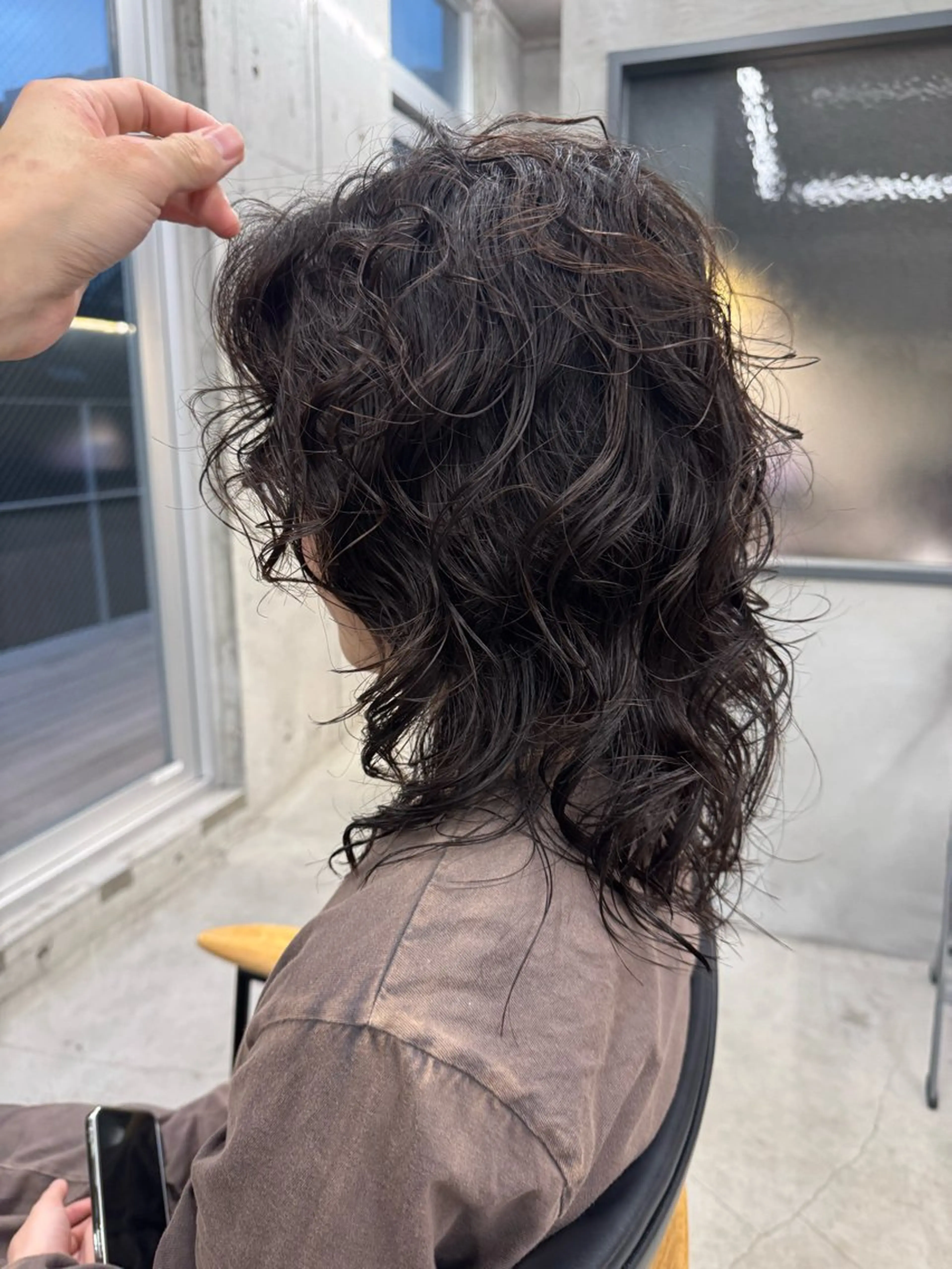 ミディアム パーマ ミディアムパーマ ウルフカット 🌈前田 潤 /ショート/似合わせのヘアスタイル