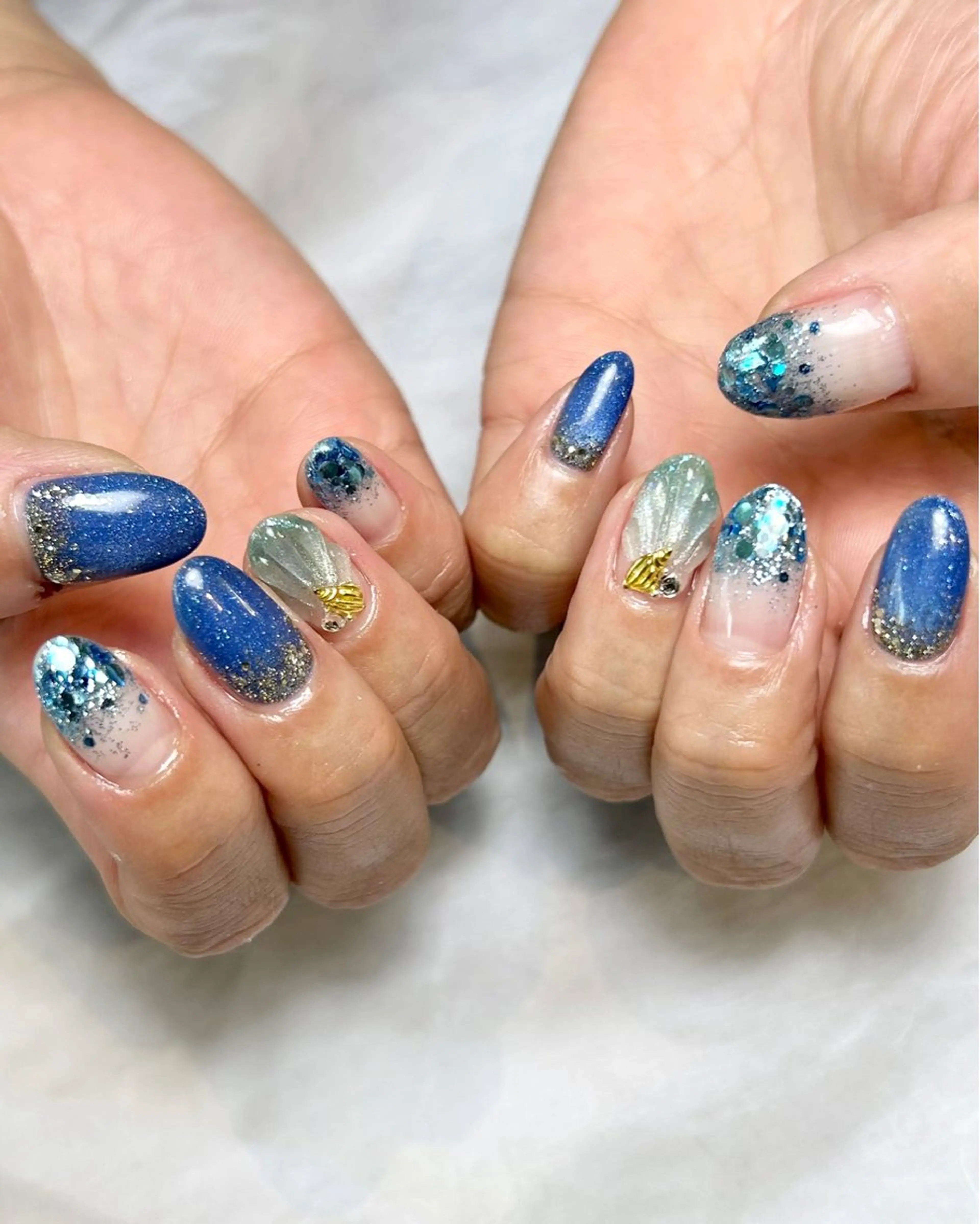 ネイル 持ち込み ハンドネイル Reflection marikoのネイルデザイン