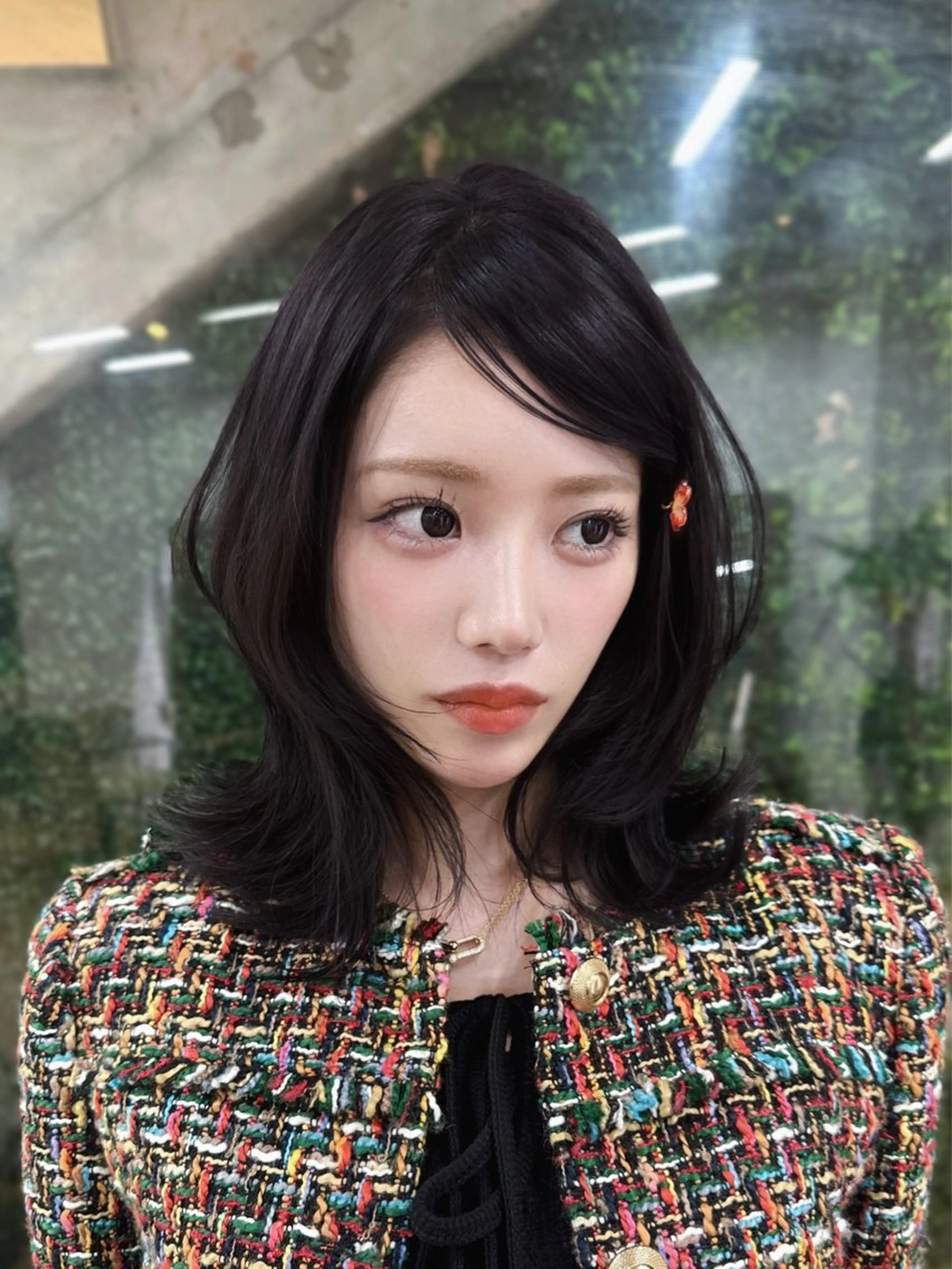 ミディアム カラー Pocket仙台 💚モエリのヘアスタイル