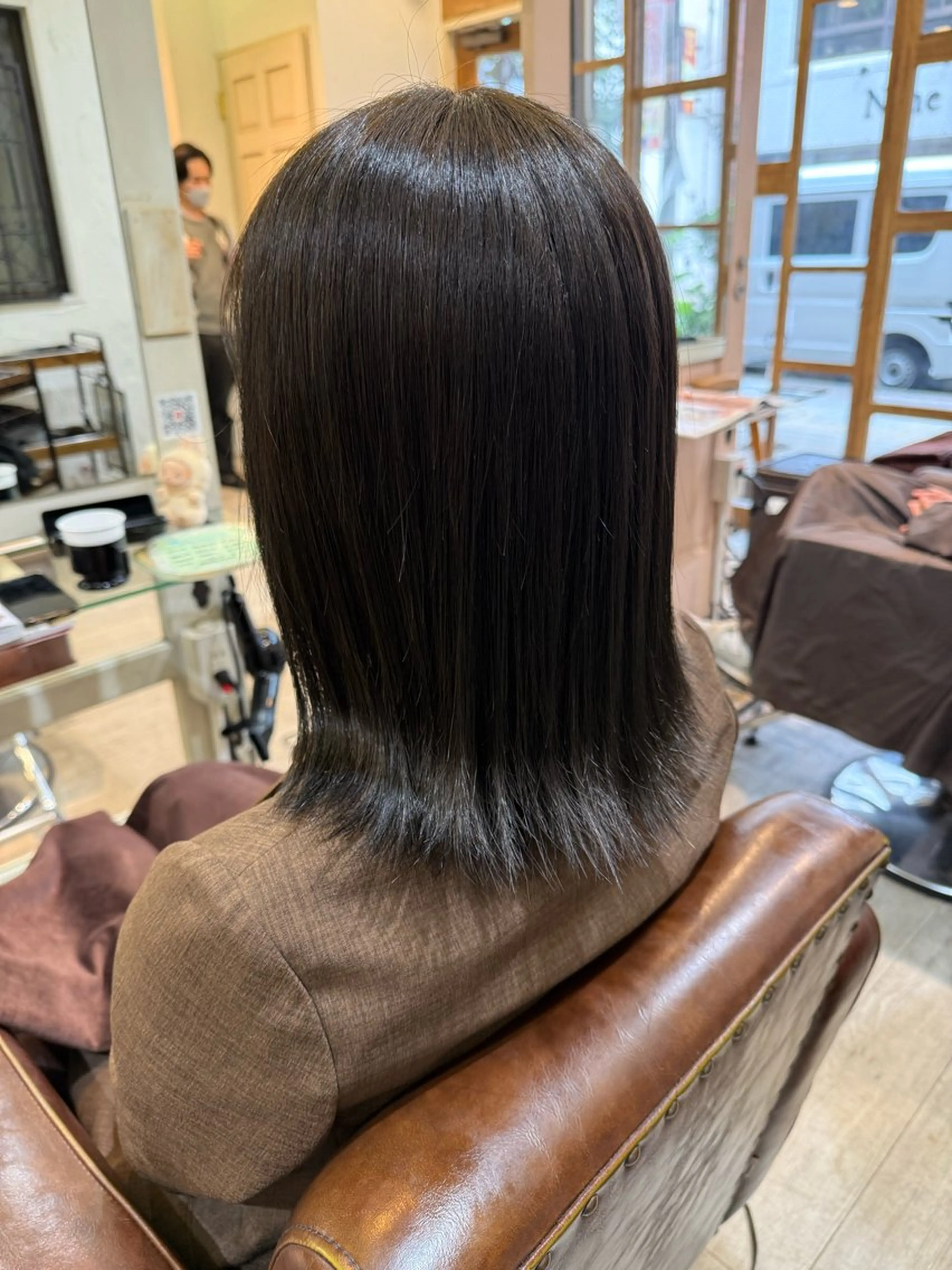 ミディアム カット ヘアカラー 北崎 颯のヘアスタイル