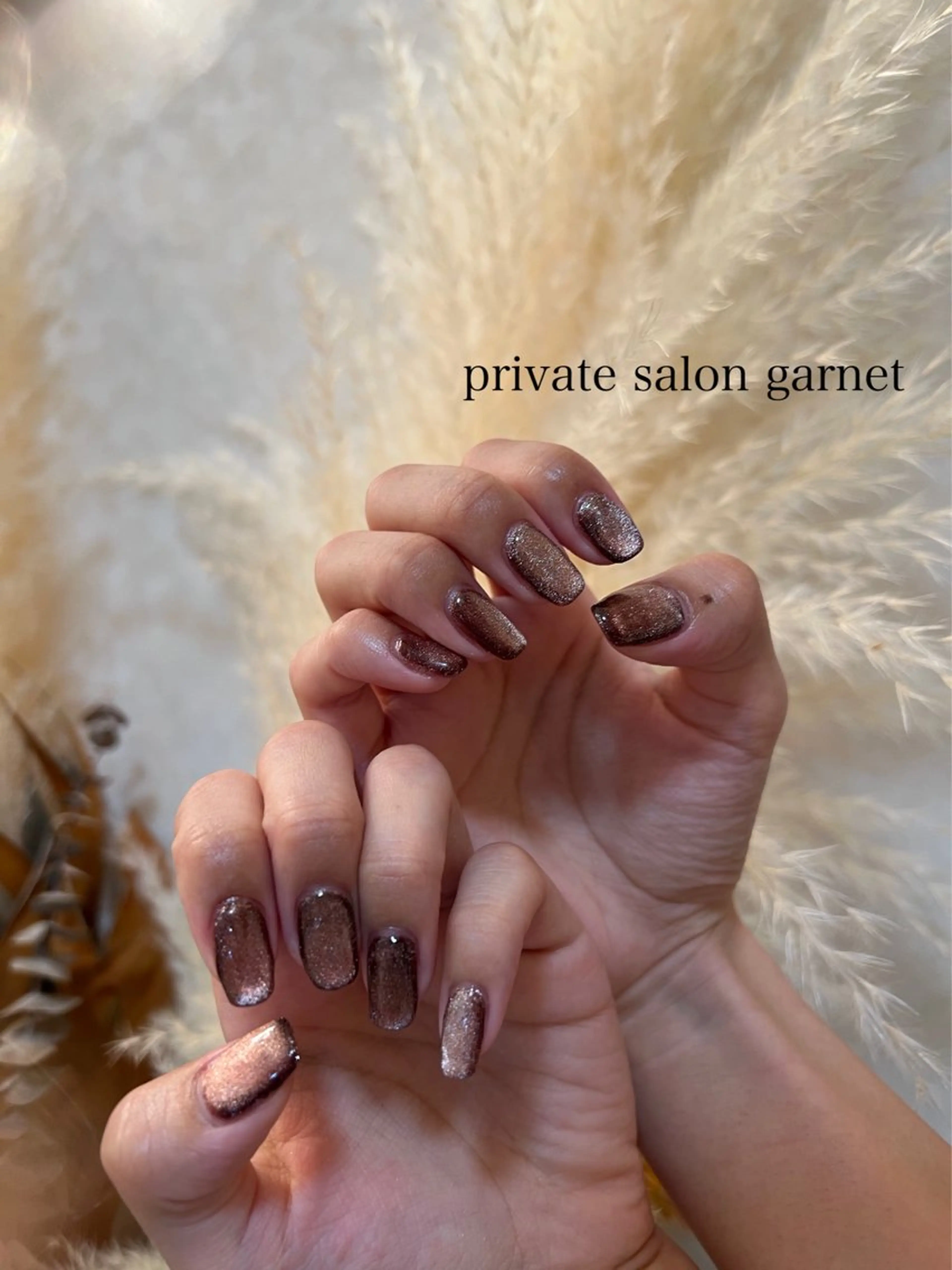 ネイル マグネットネイル ハンドネイル Garnet nailのネイルデザイン