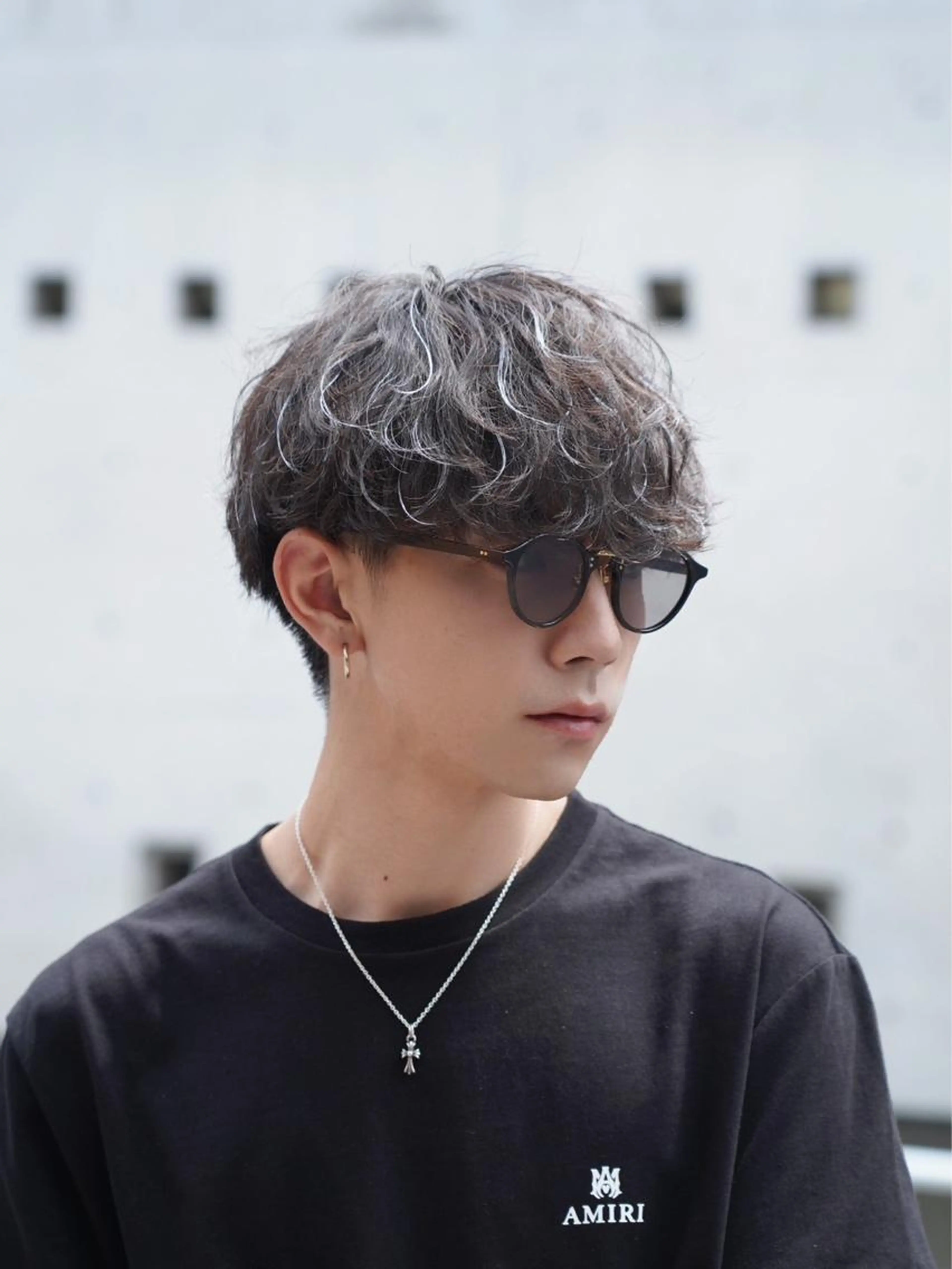 【🔴ミニモ限定初回クーポン🔴】カット✂️＋波巻きスパイラルパーマ🌀＋3stepトリートメント✨（メンズパーマ）の写真