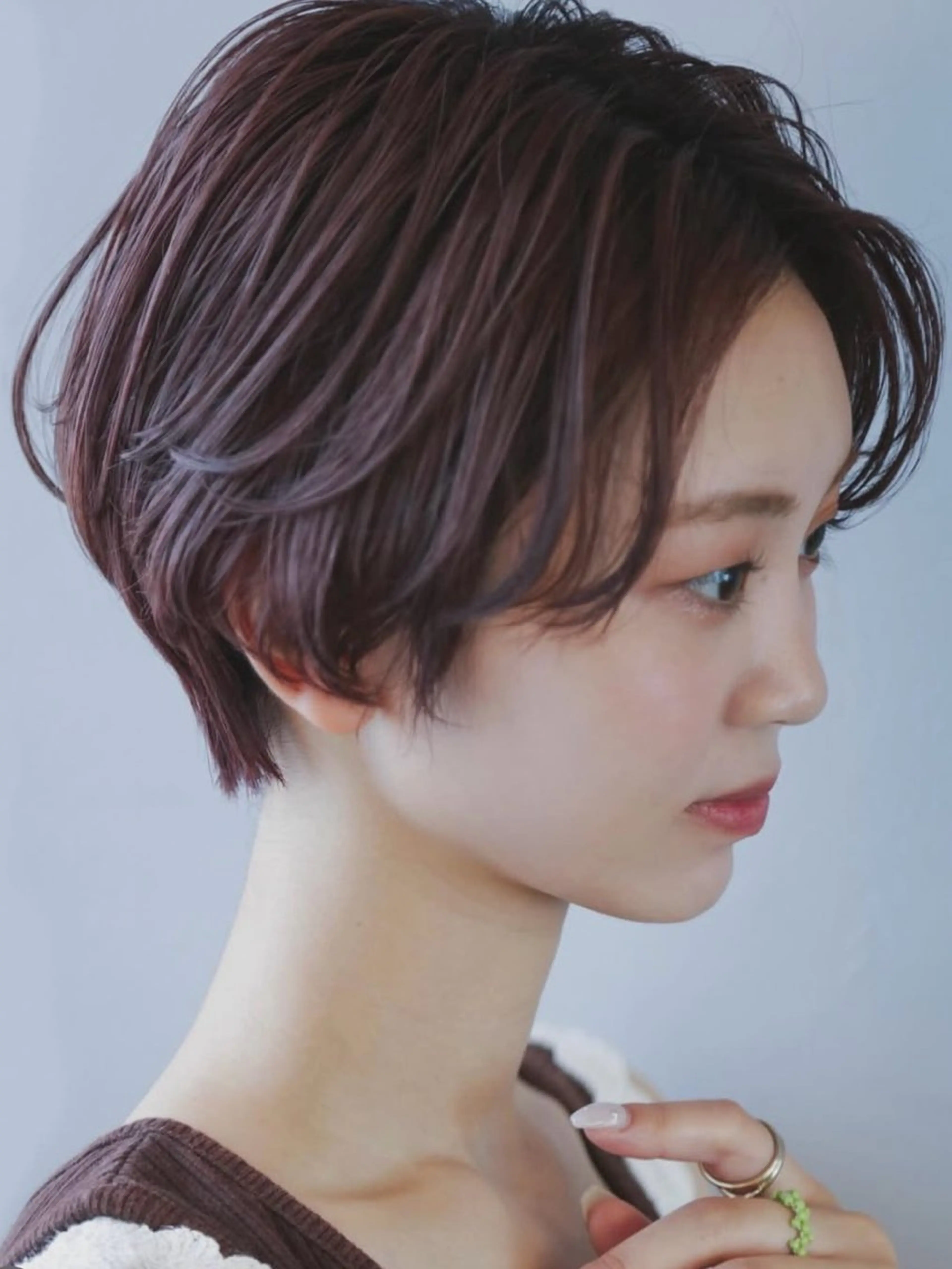 ショート レディースパーマ モデル募集RIKOのヘアスタイル