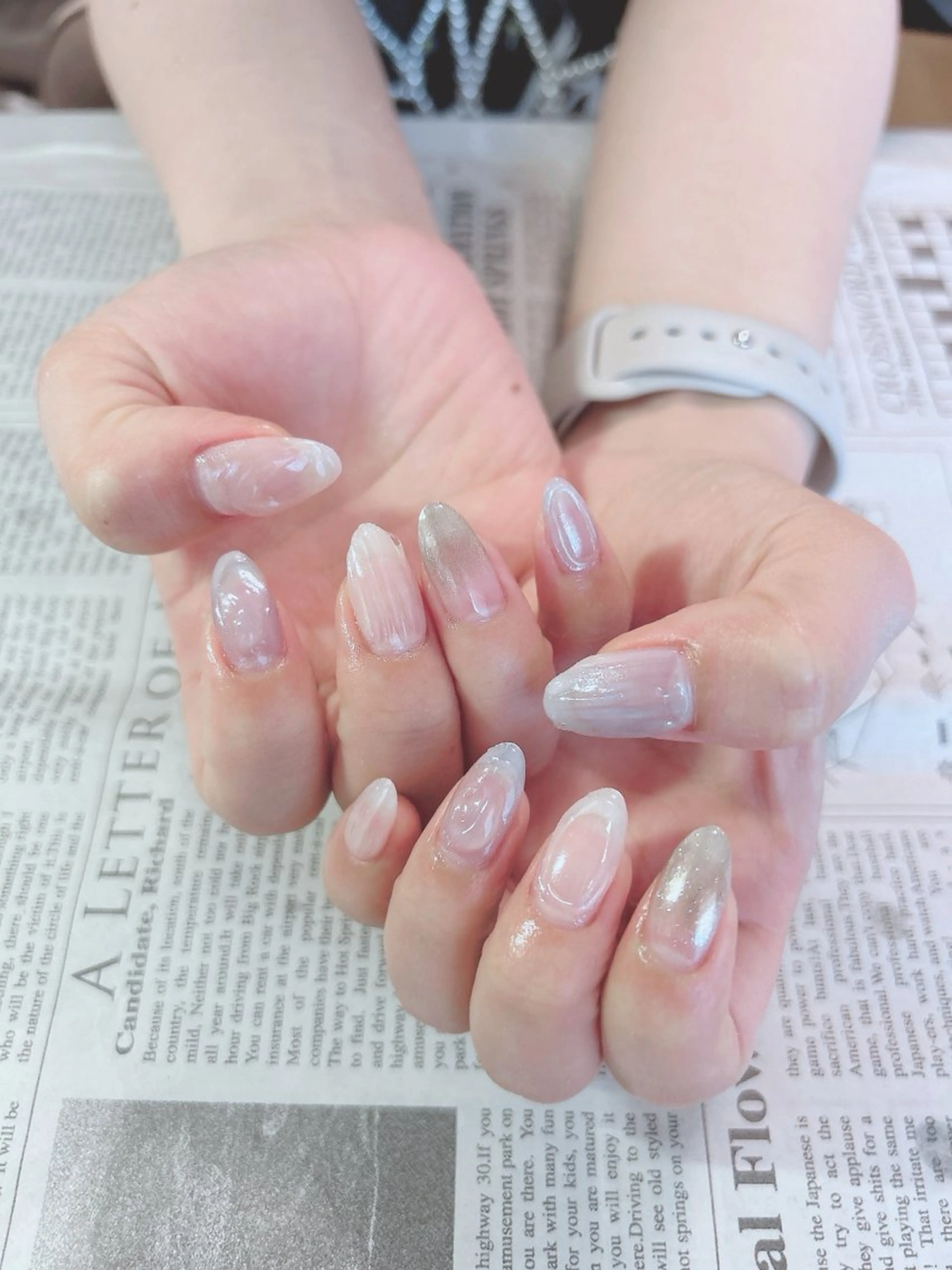 ネイル ハンドネイル ハンドケア 森山 舞のネイルデザイン