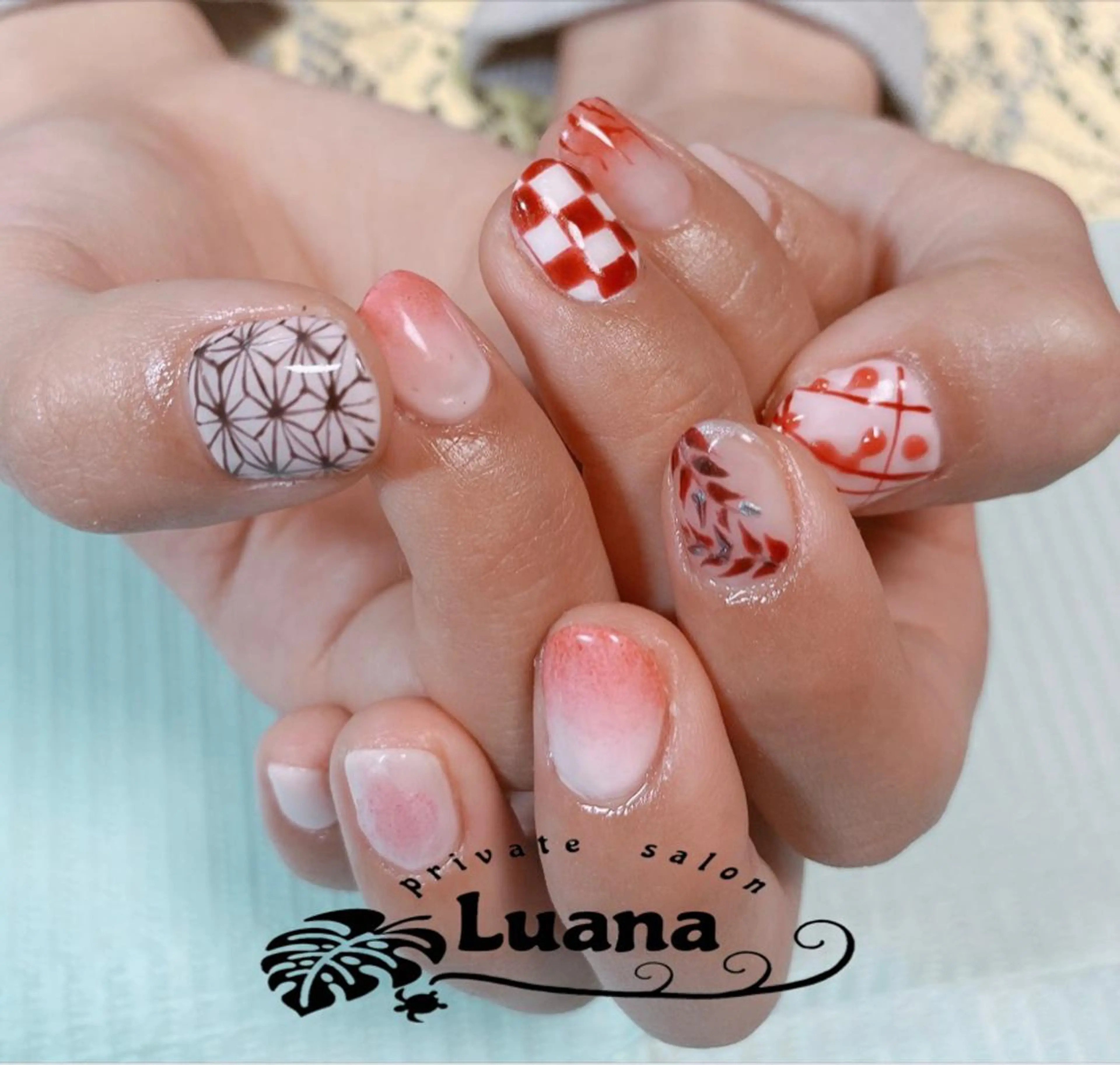 ネイル 持ち込み 自宅ネイルサロン ルアナのネイルデザイン