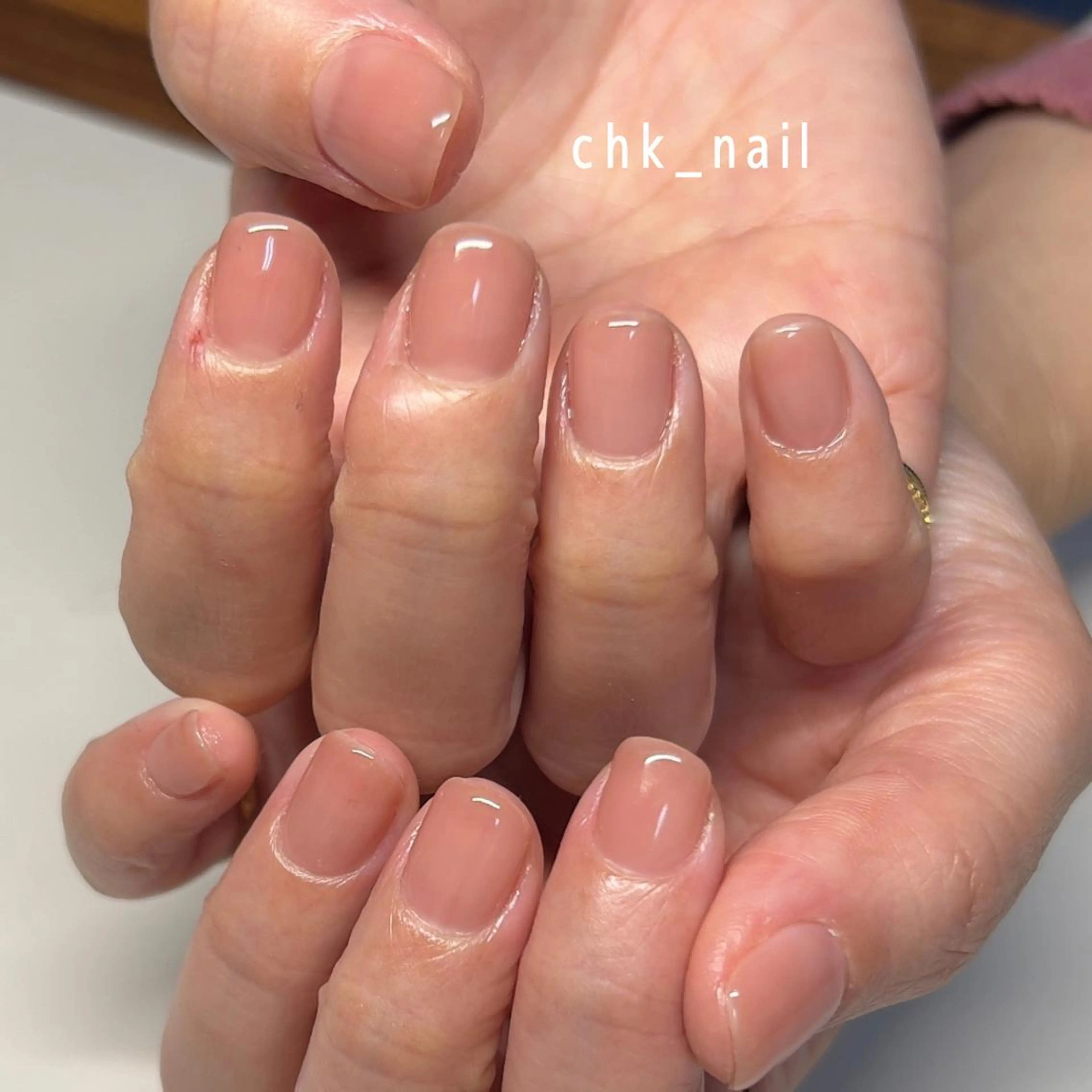 ネイル ワンカラーネイル ハンドネイル takahashi chikaのネイルデザイン