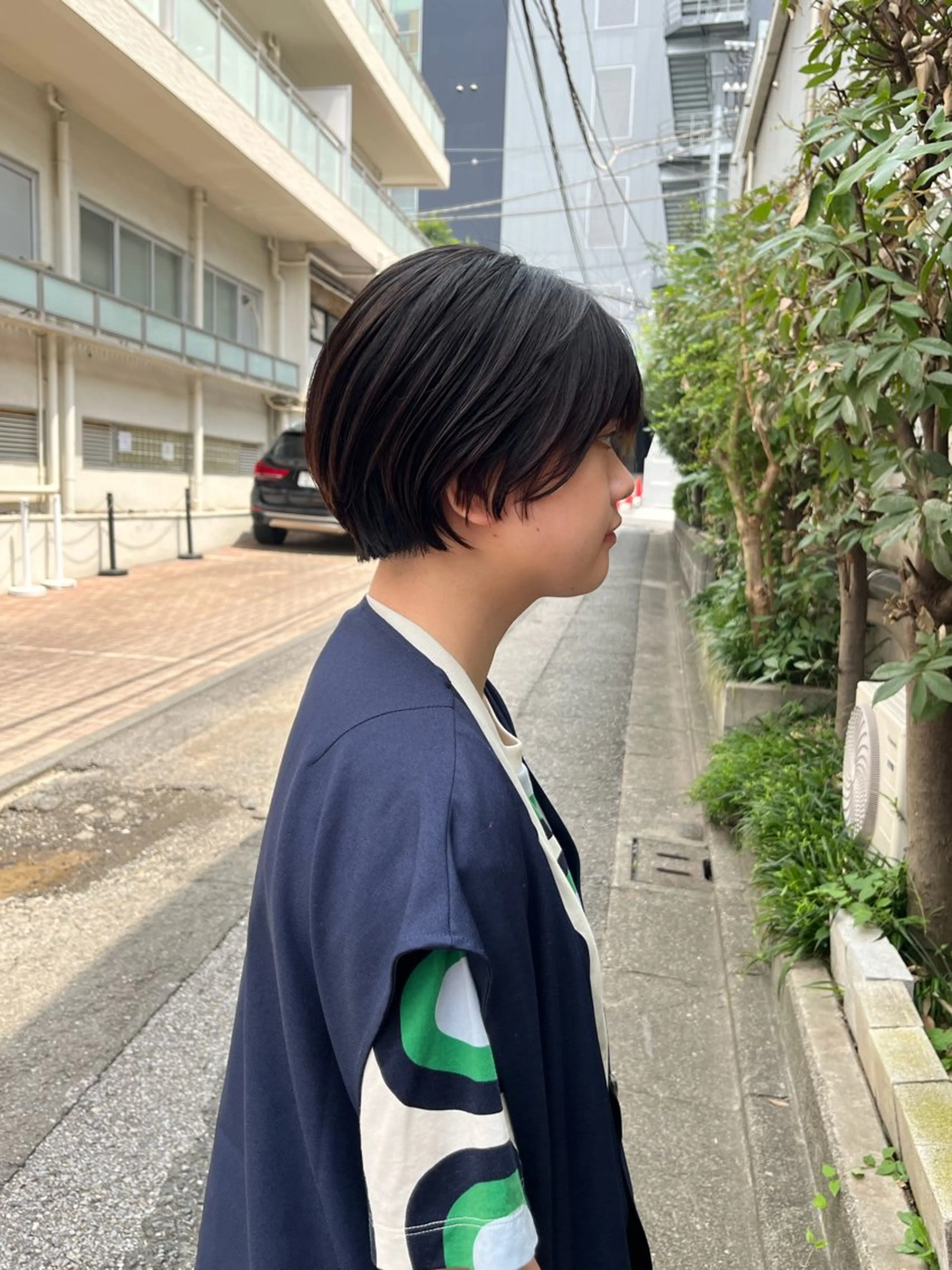 ショート ブリーチ/レイヤー momoha🐰🪡のヘアスタイル