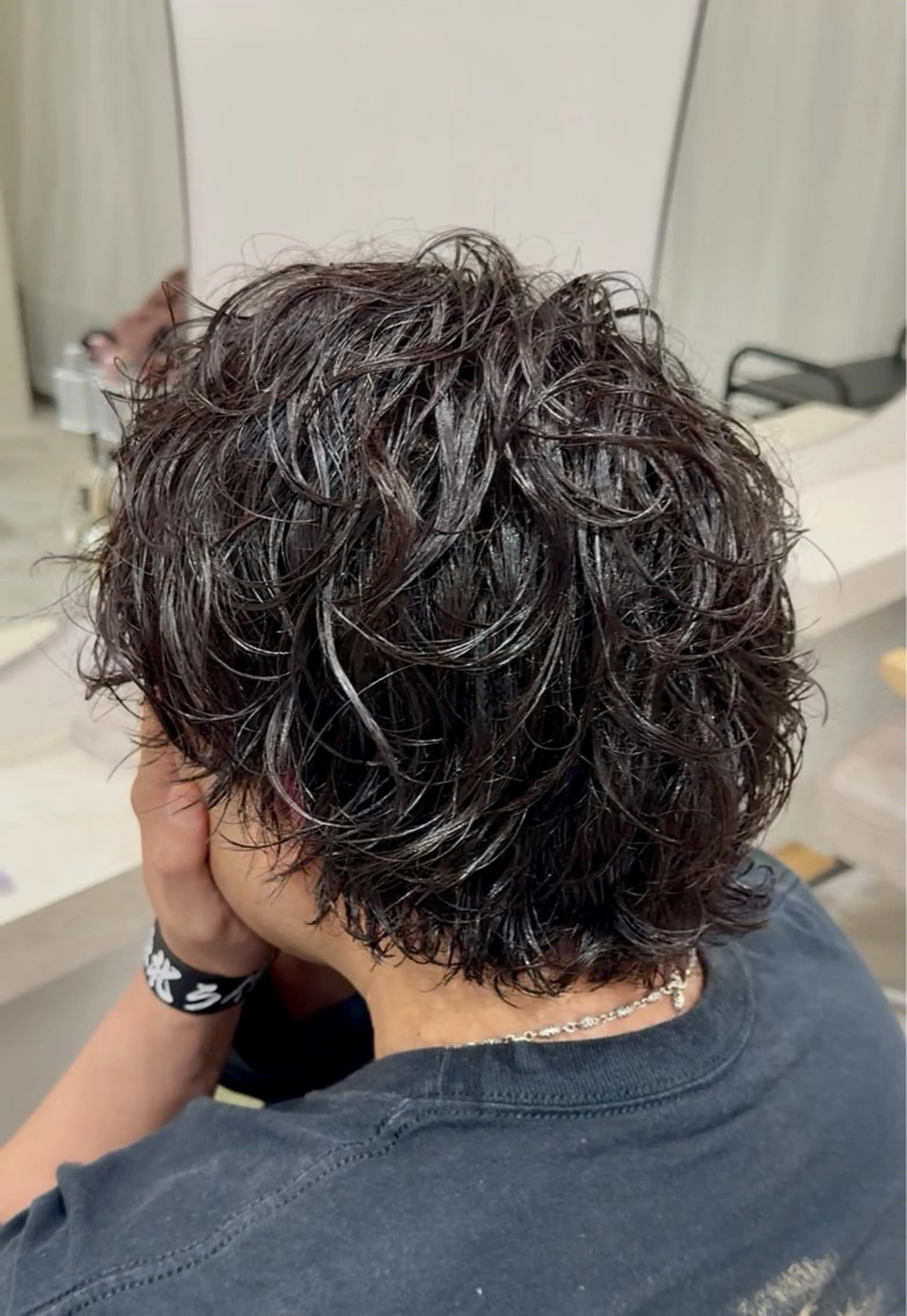 パーマ メンズ カット パーマ 城崎如哉/ /メンズスタイルのヘアスタイル