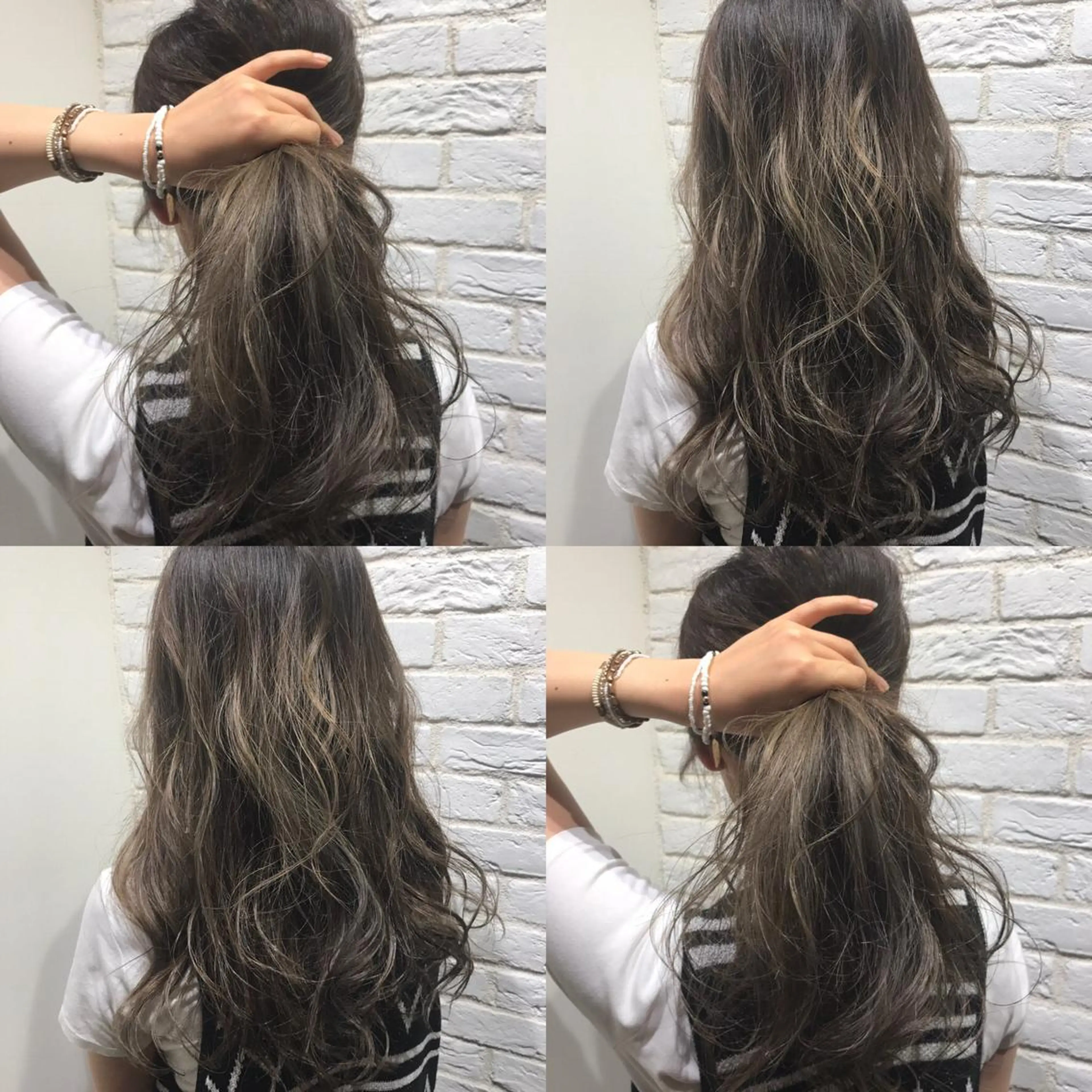 ロング カラー UMEDA FIGAROのヘアスタイル