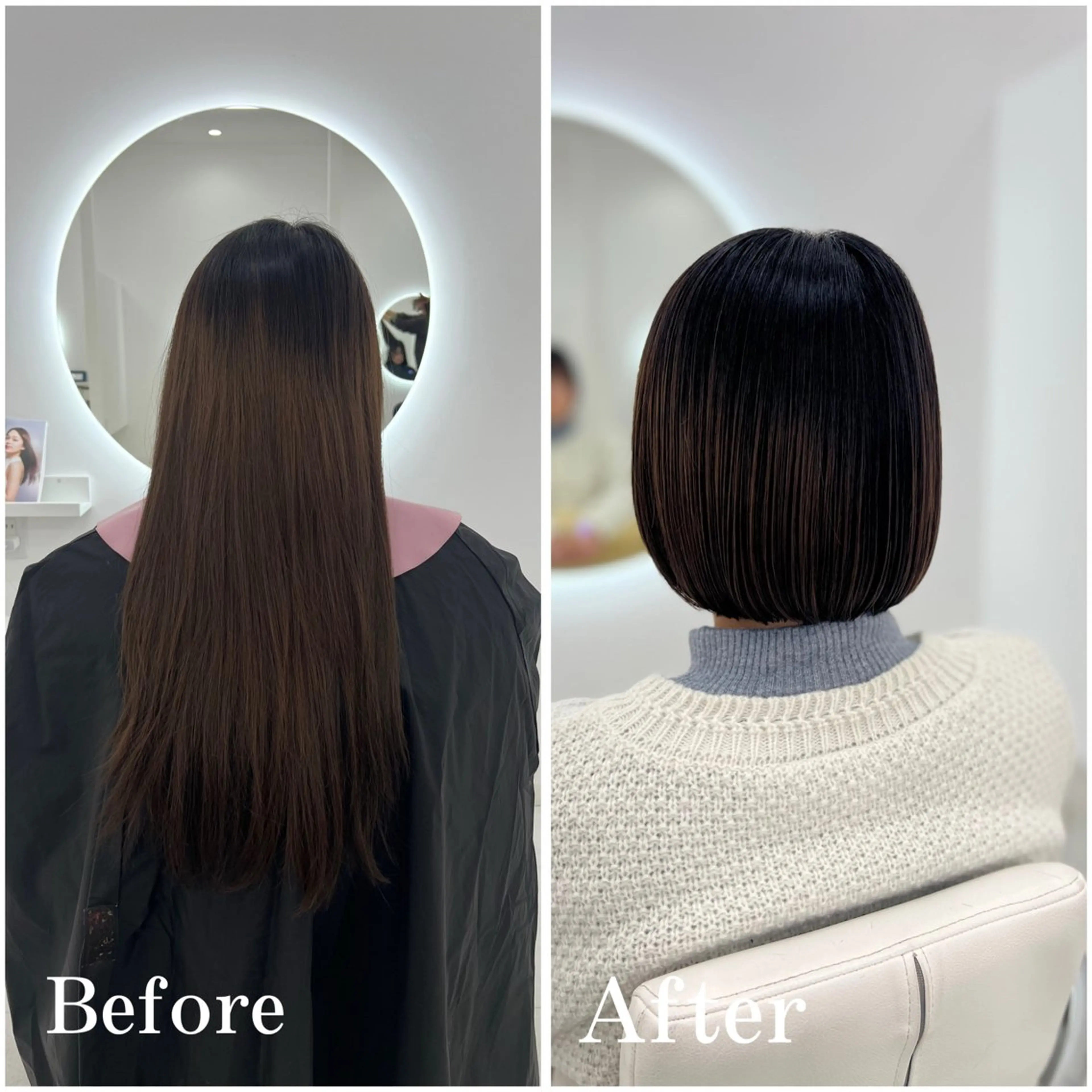 ショート カット ヘアカラー トリートメント ✄﻿aini天王寺 ✄﻿ゆ乃のヘアスタイル