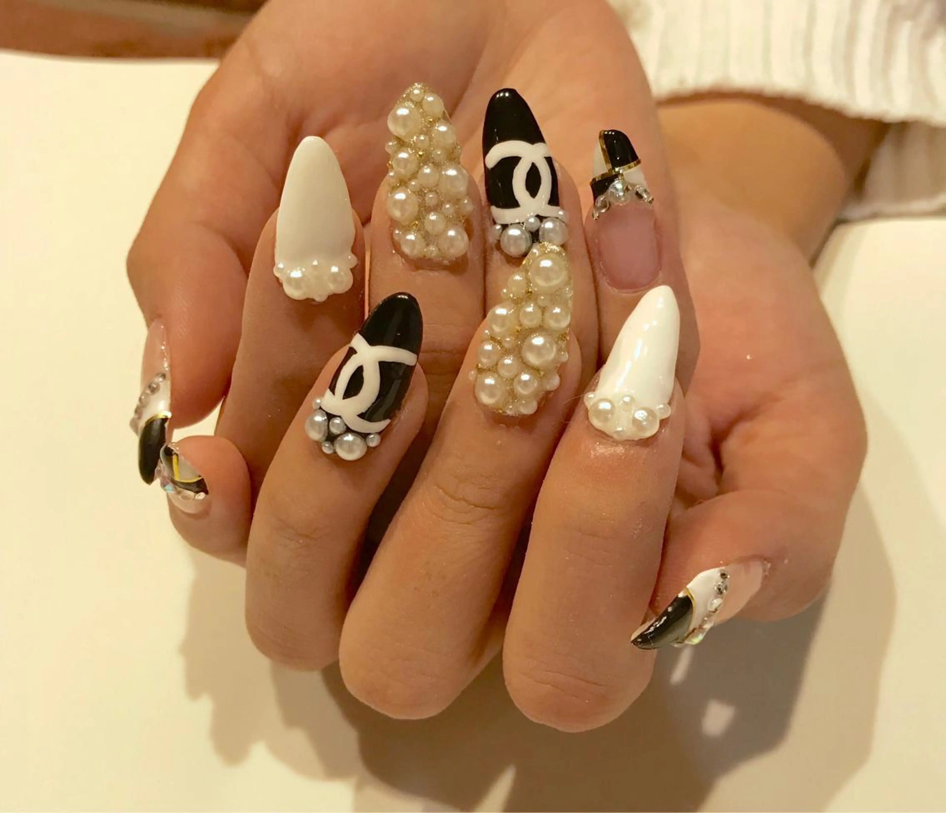 ネイル 長さ出し KaHaNa nail salonのネイルデザイン