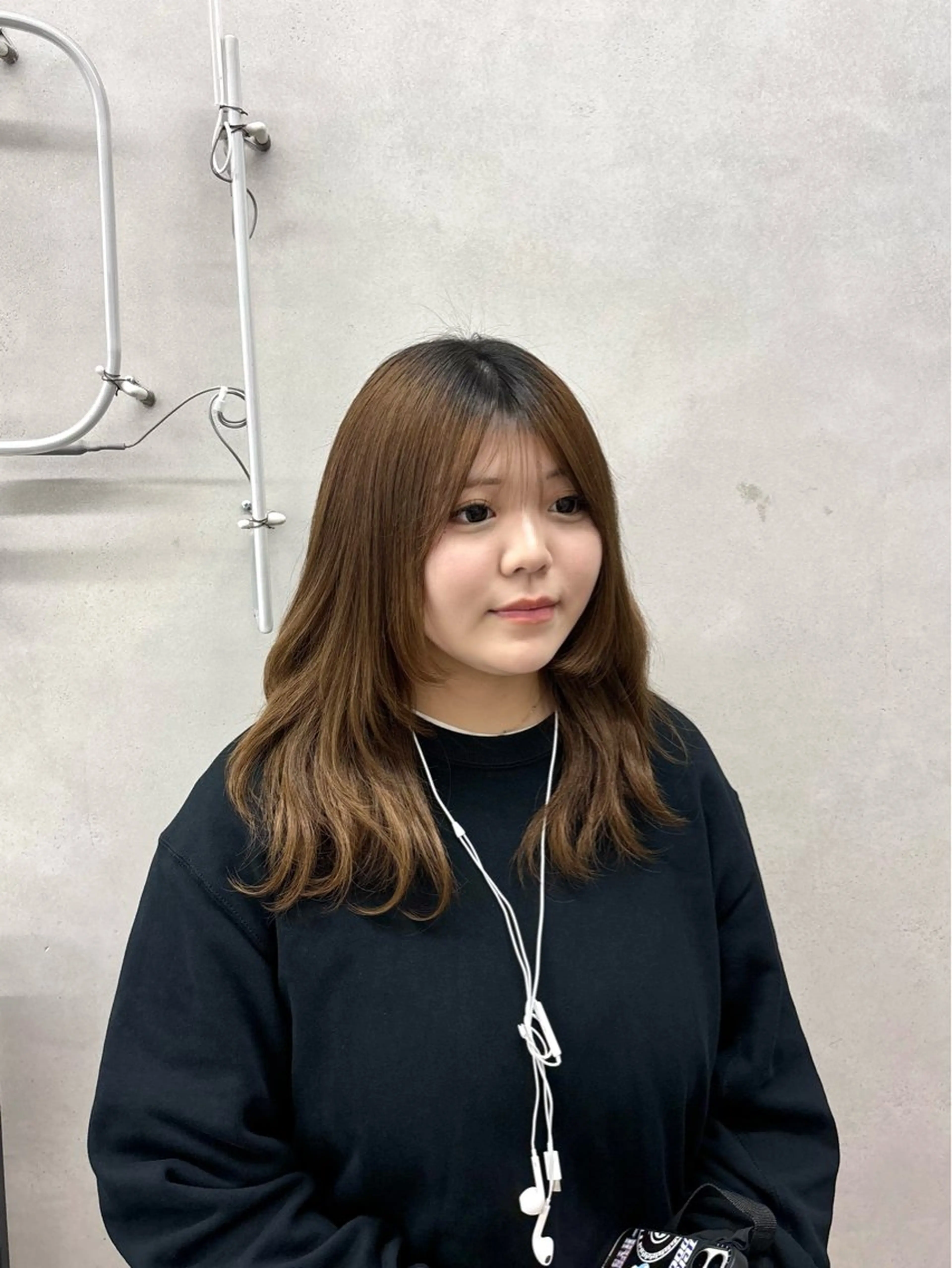 セミロング カット トリートメント 【梅田】ハッシュ /デザインカラーのヘアスタイル