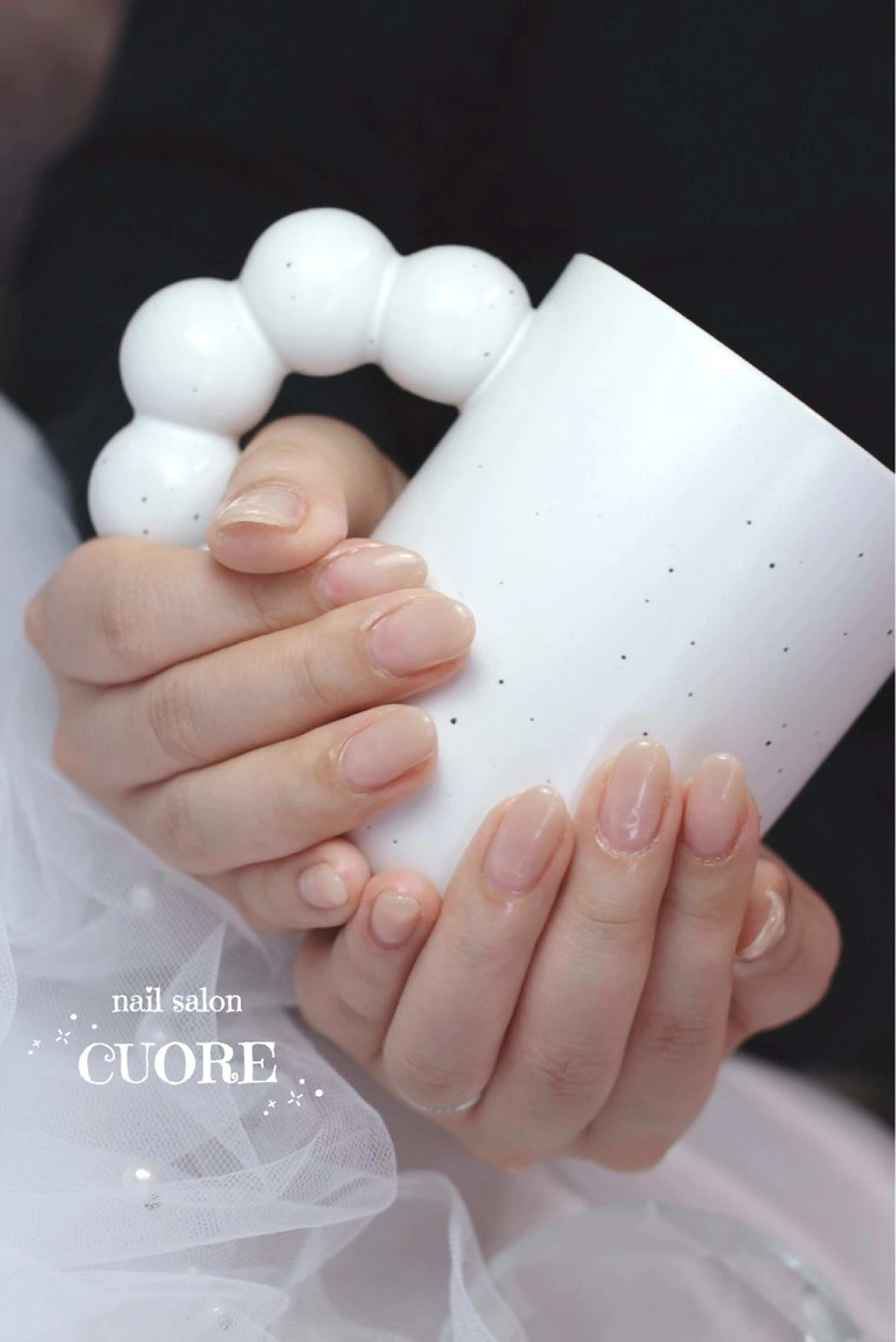 ネイル グラデーション オフィスネイル シンプルネイル ハンドネイル nail salon CUOREのネイルデザイン